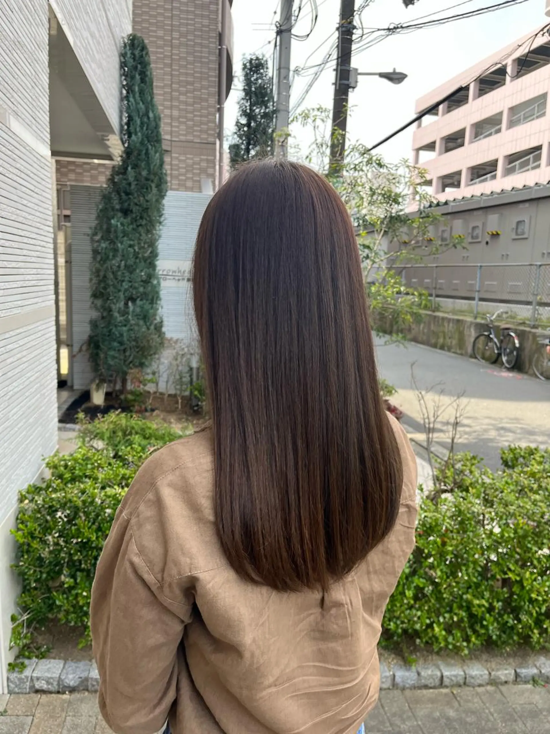 カラー 髪質改善 KOKORO 中村 朱里のヘアスタイル