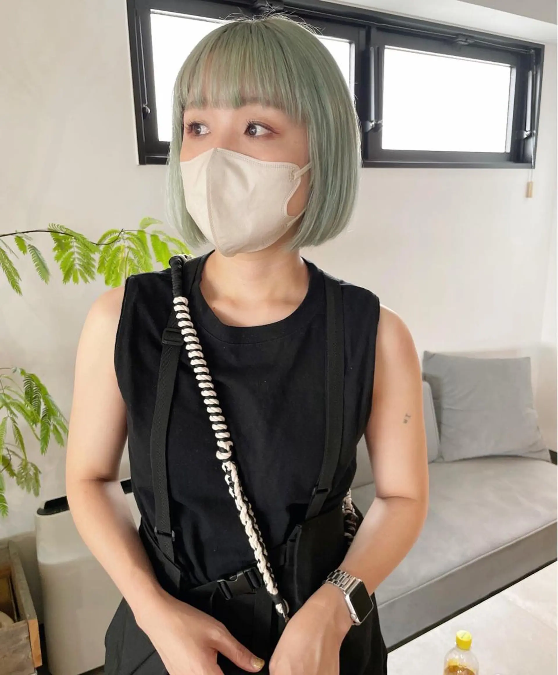 ミディアム カラー ヘアカラー トリートメント ヘアセット ✨艶ブリーチカラー ✨四ノ宮裕己のヘアスタイル