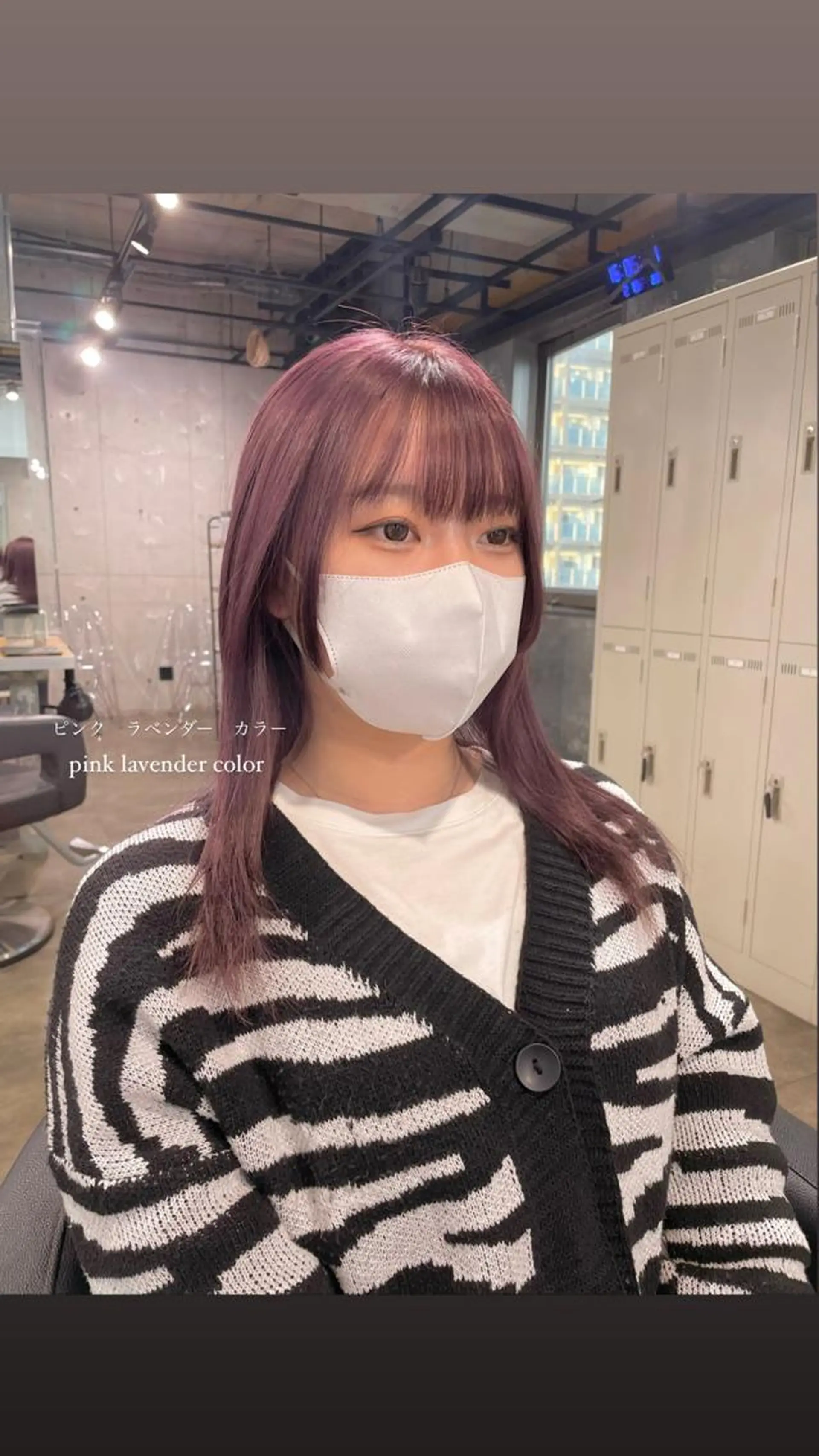 ミディアム カラー パーマ ヘアアレンジ メンズ キッズ ネイル マツエク・マツパ アイブロウ 透明感カラー・レイヤ ー🎀amika🎀のヘアスタイル