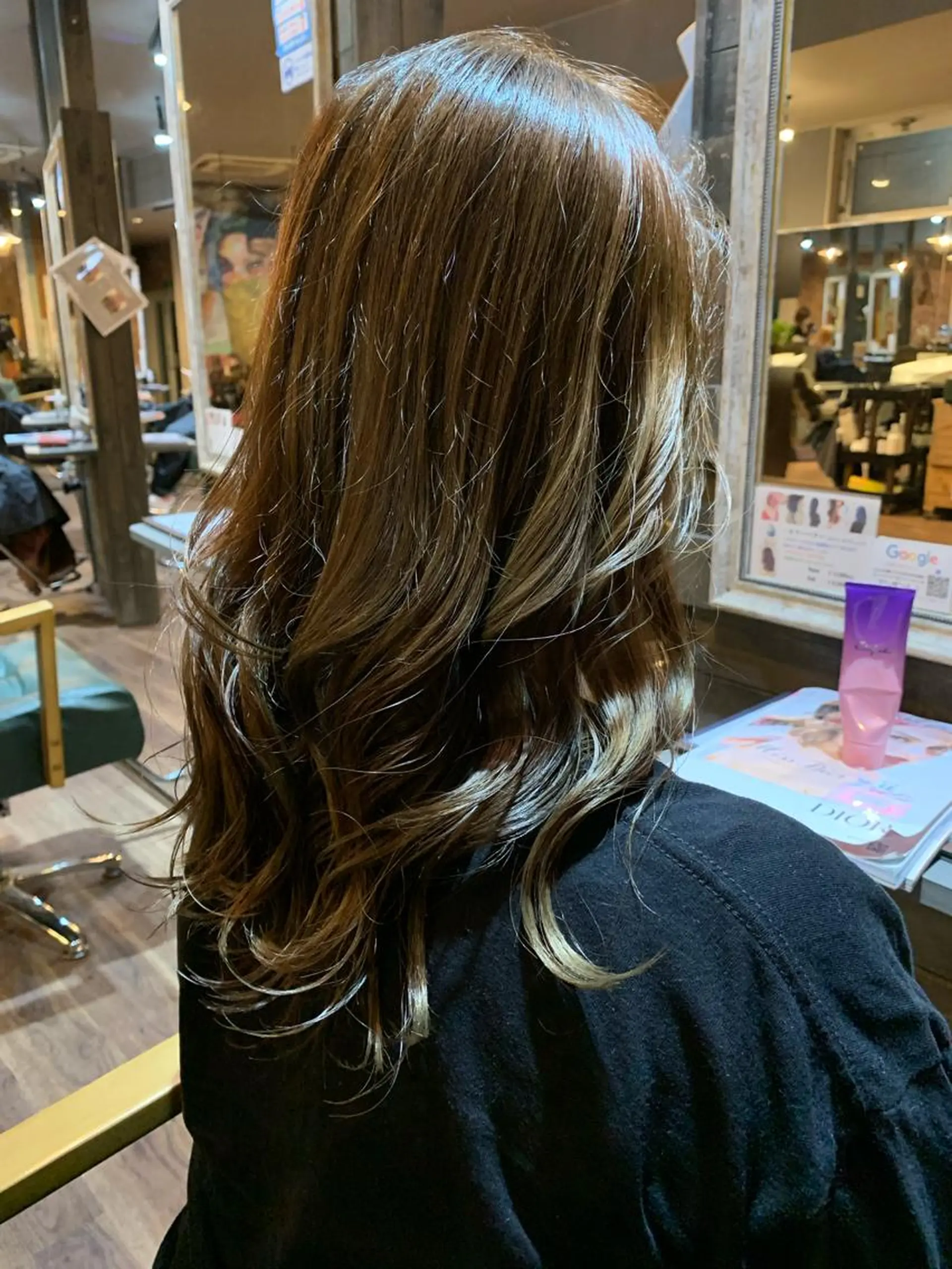 ロング カラー ヘアカラー トリートメント 河村 健太のヘアスタイル