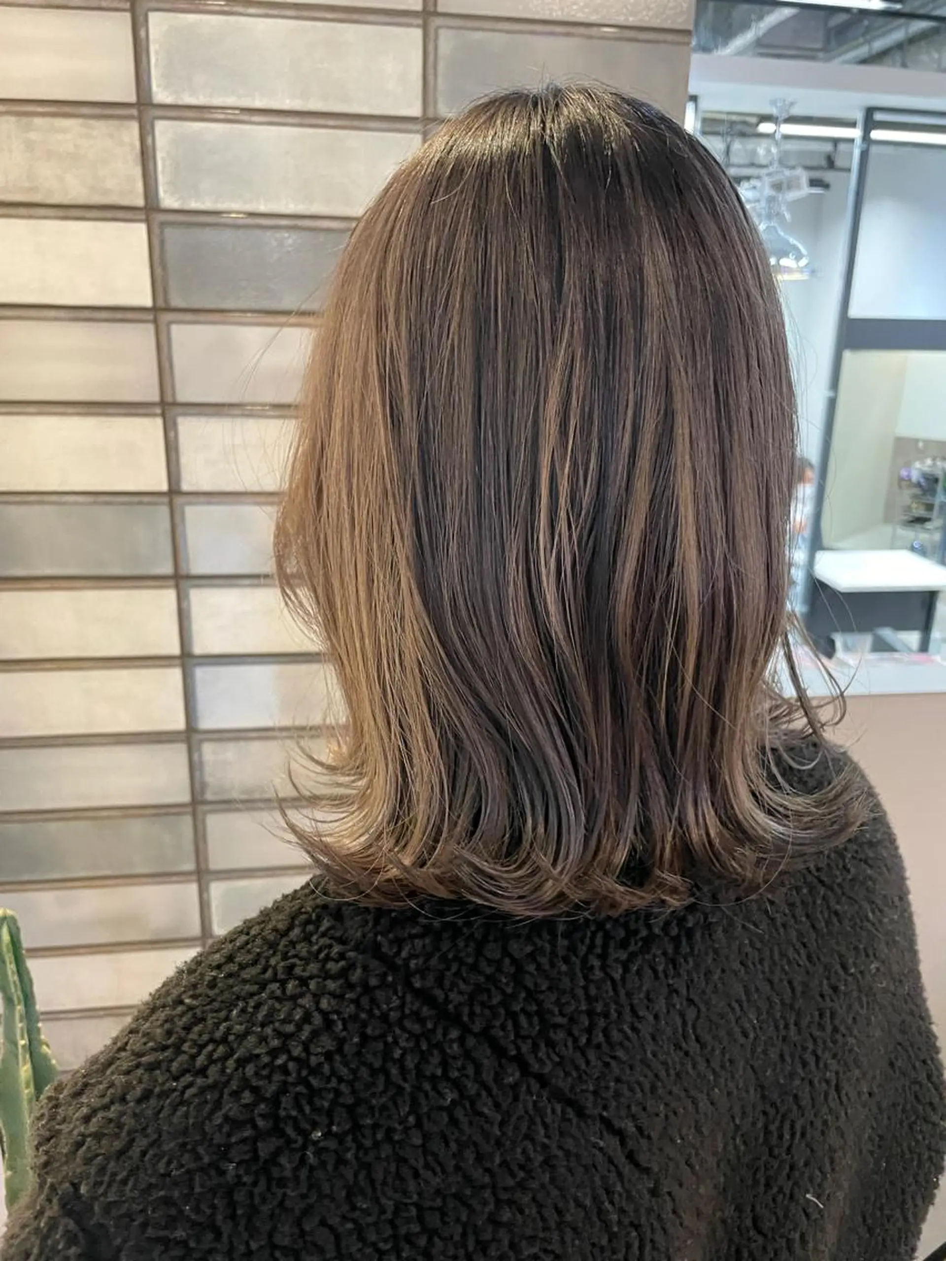 ミディアム カラー ヘアカラー トリートメント 福永速人 /メンズパーマのヘアスタイル