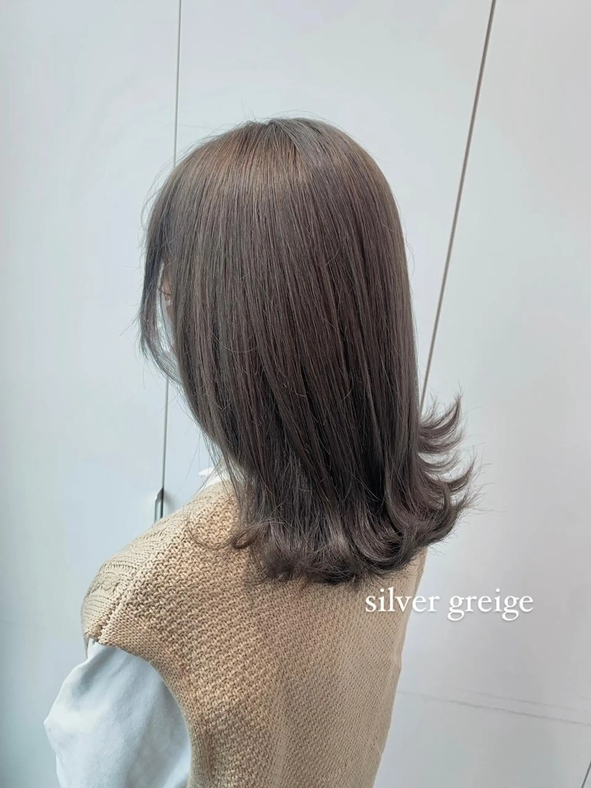 ミディアム カラー 韓国ヘア🇰🇷🎀 みきのヘアスタイル