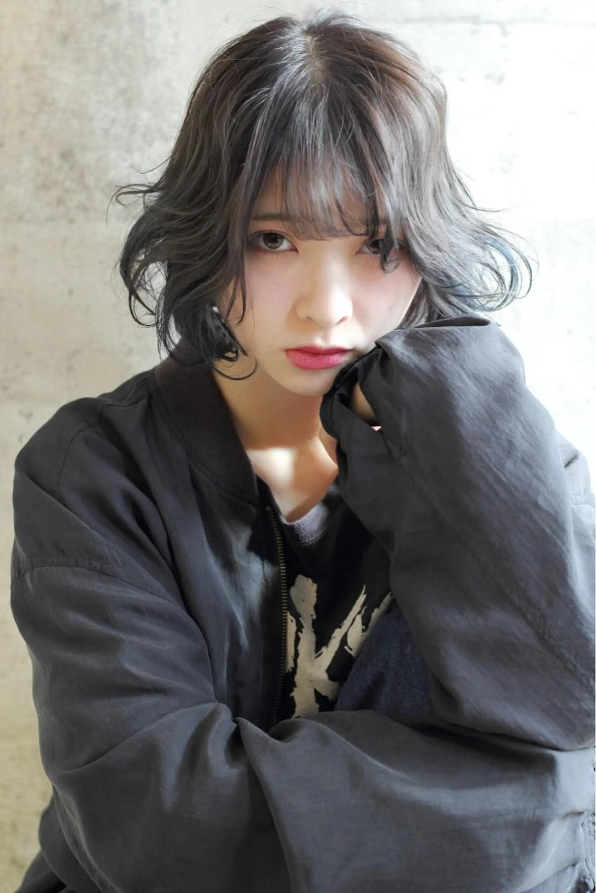 ショート カラー ネイビーカラー 武田 清久のヘアスタイル