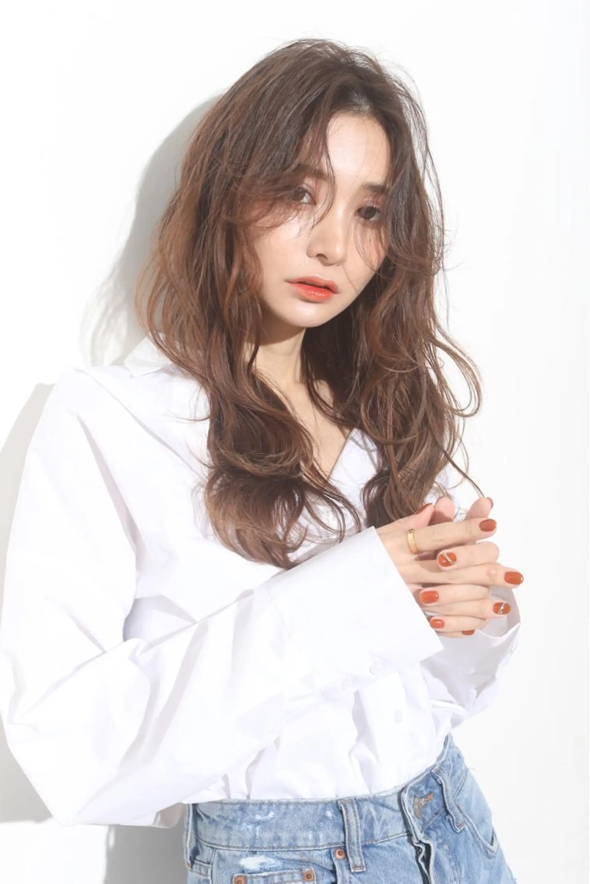 ロング Lee 甲子園のヘアスタイル