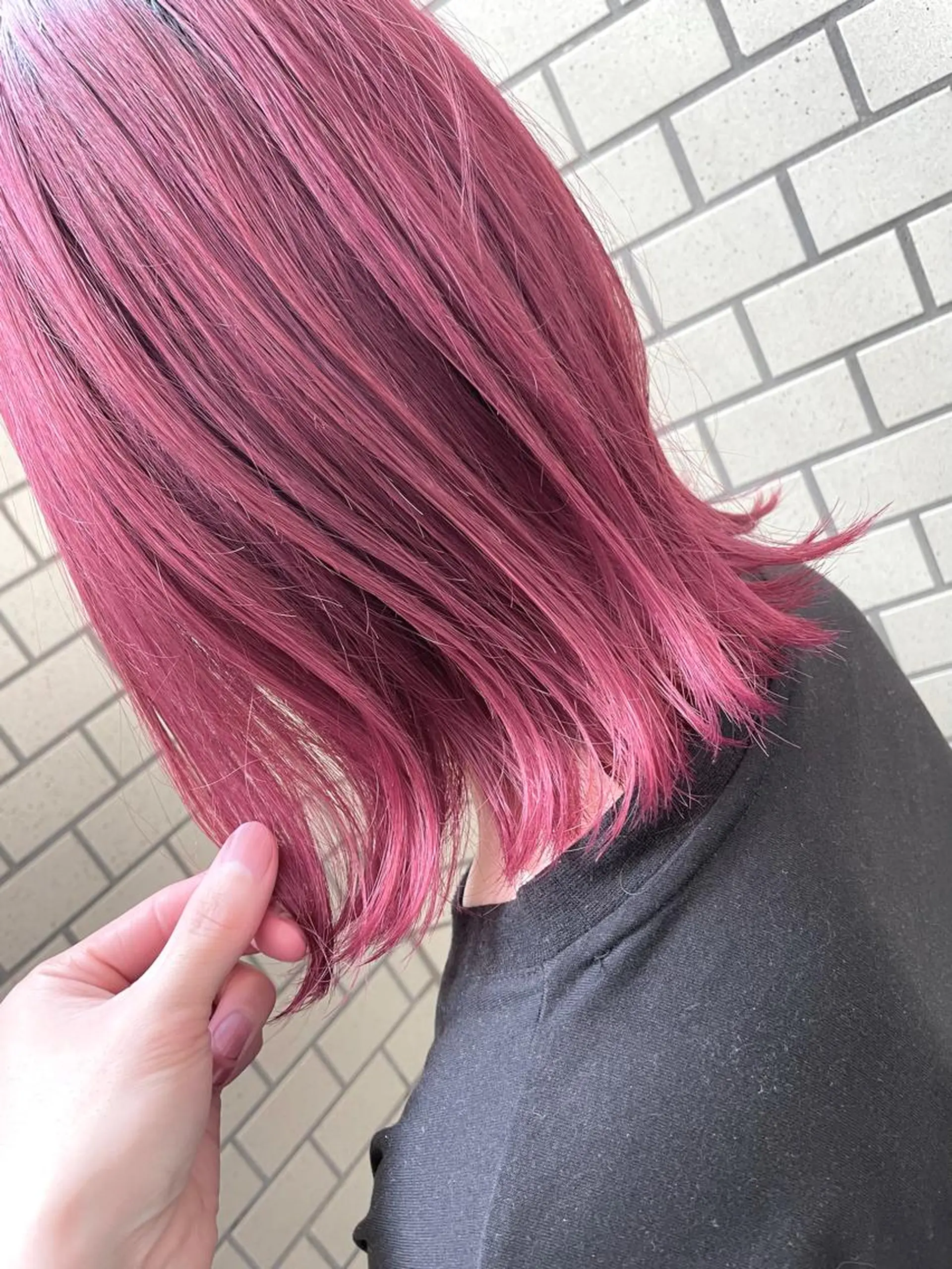 ミディアム カラー 髪質改善/韓国ヘア レイヤー/新宿/ロミのヘアスタイル