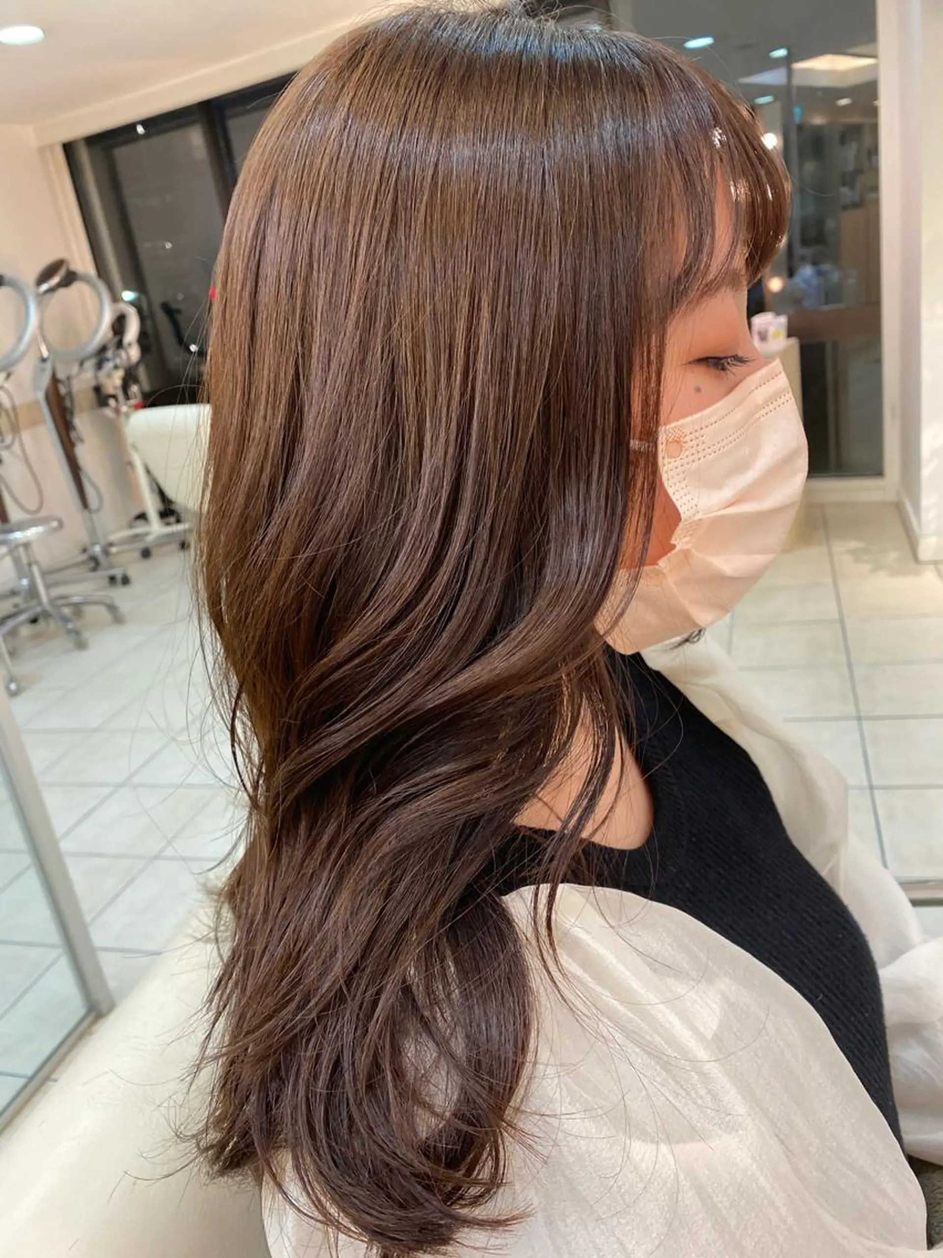 ミディアム 🌟ROUGE 🧸おびつななみのヘアスタイル