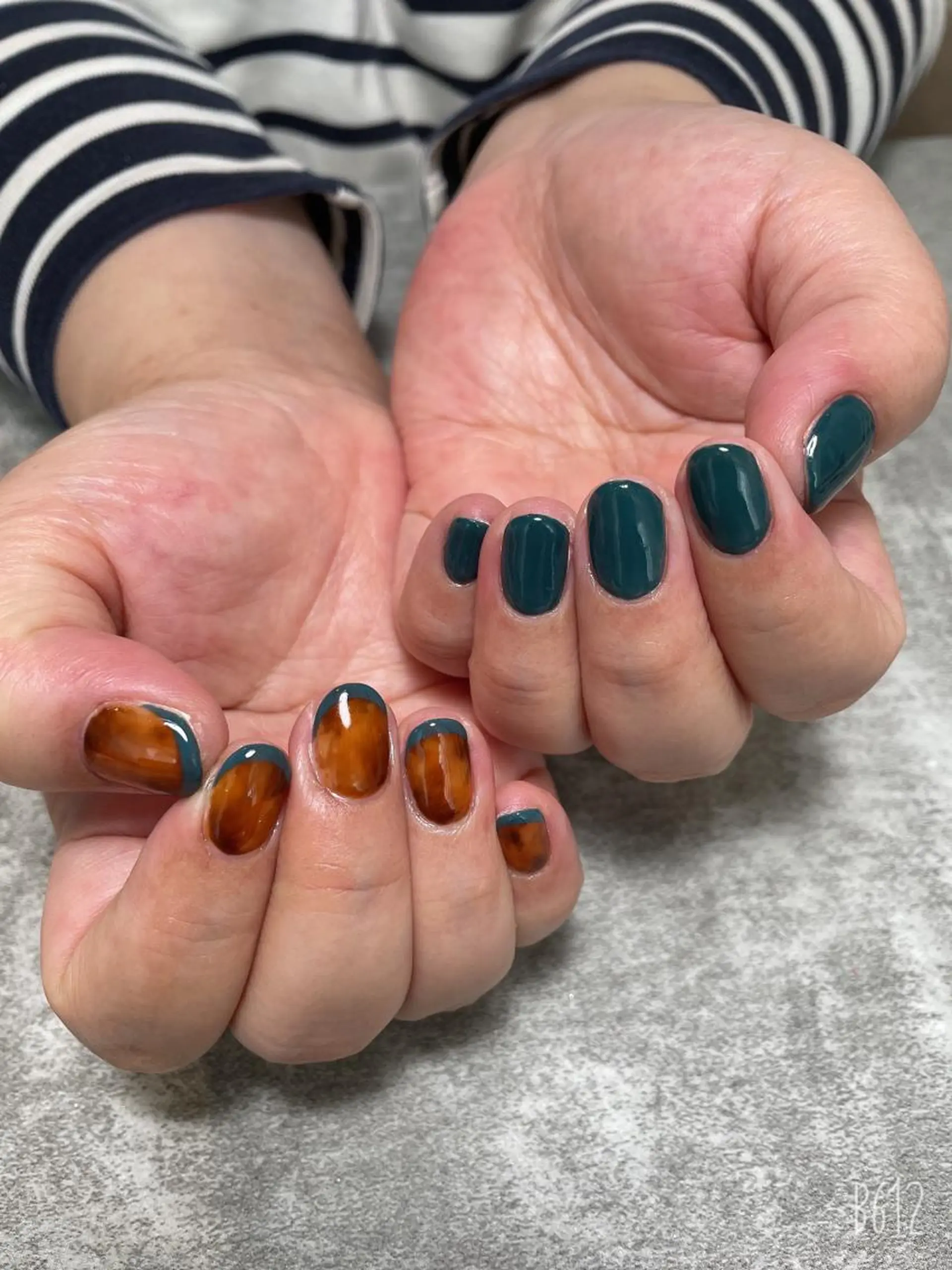 ネイル べっ甲ネイル ma riのネイルデザイン