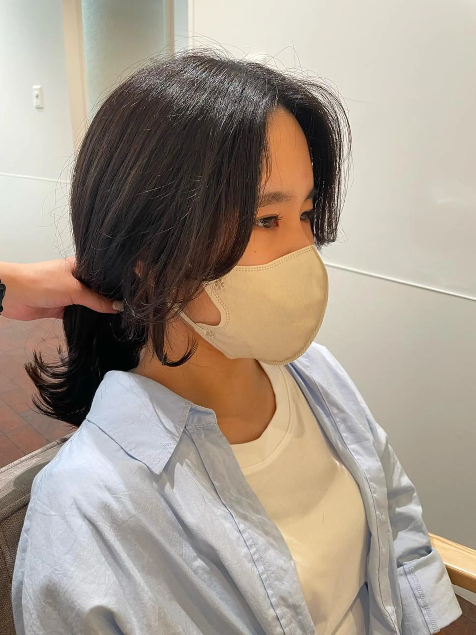 ロング カラー gotoday　shaire　saron所属・miu. ボブ/透け感カラーのヘアスタイル