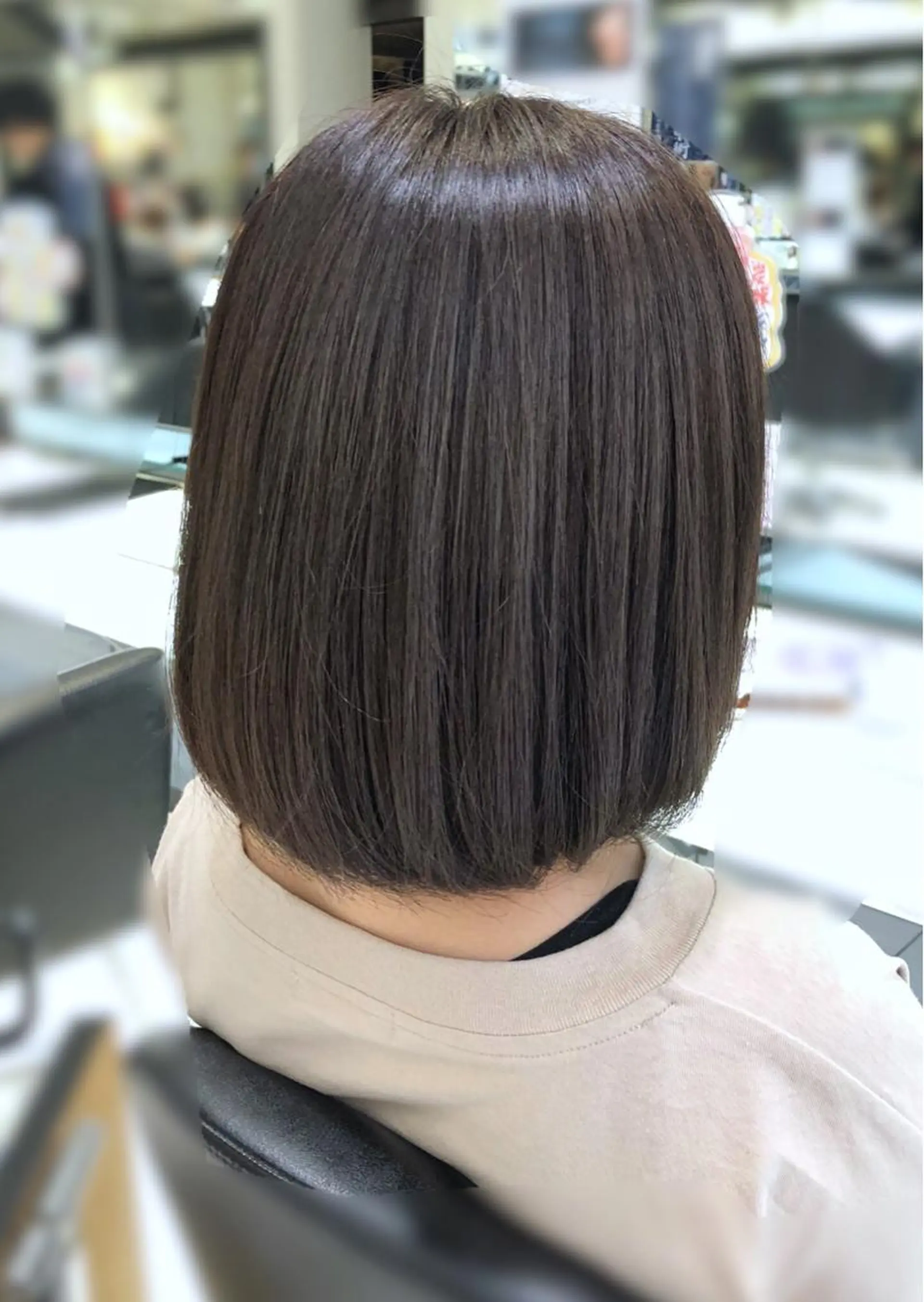 ミディアム カラー ブリーチ グレージュ イルミナカラー ✨髪質改善✨ 田西　基彦のヘアスタイル