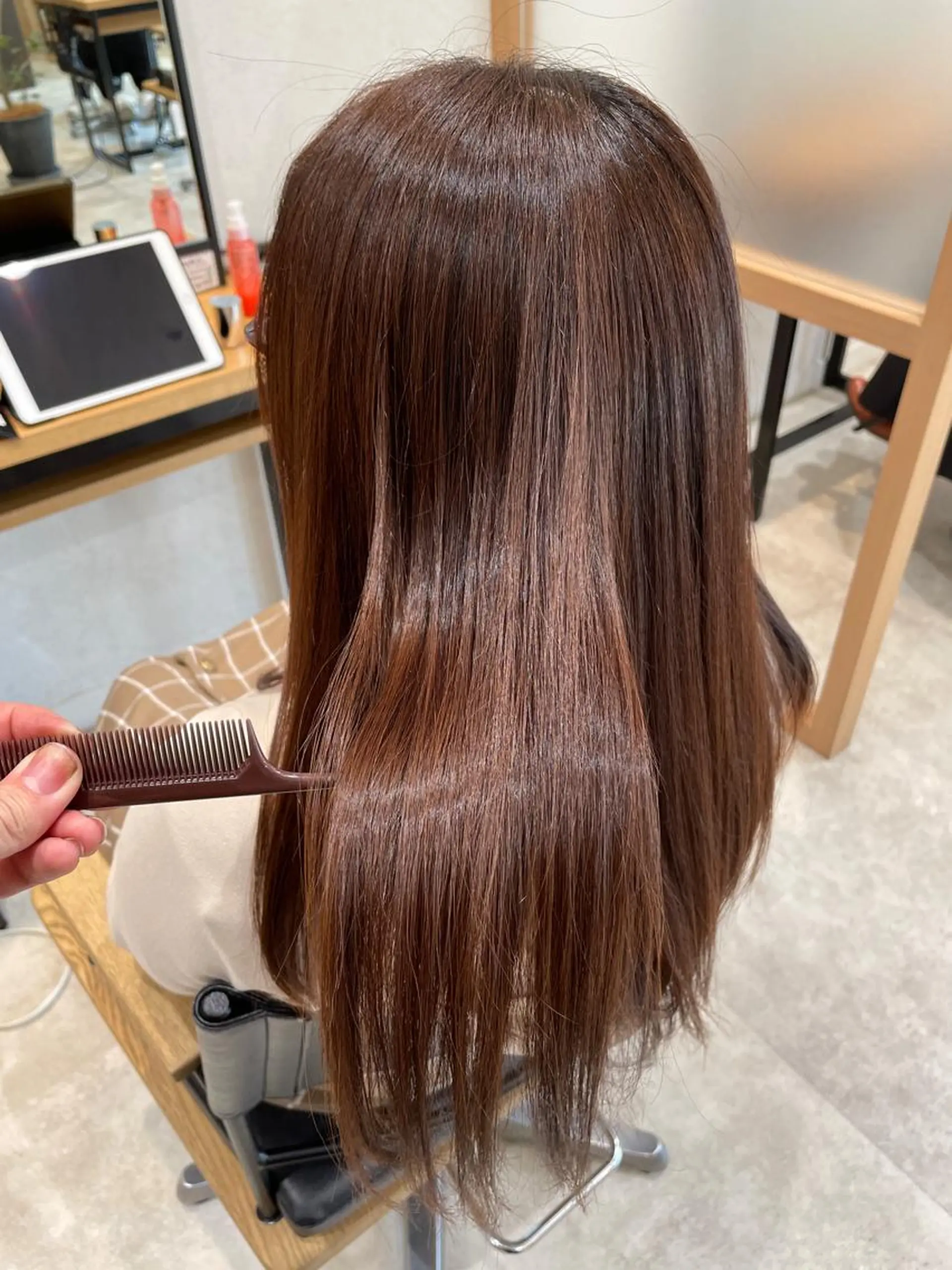 ロング パーマ 月100人以上 髪質改善施術｜谷口のヘアスタイル