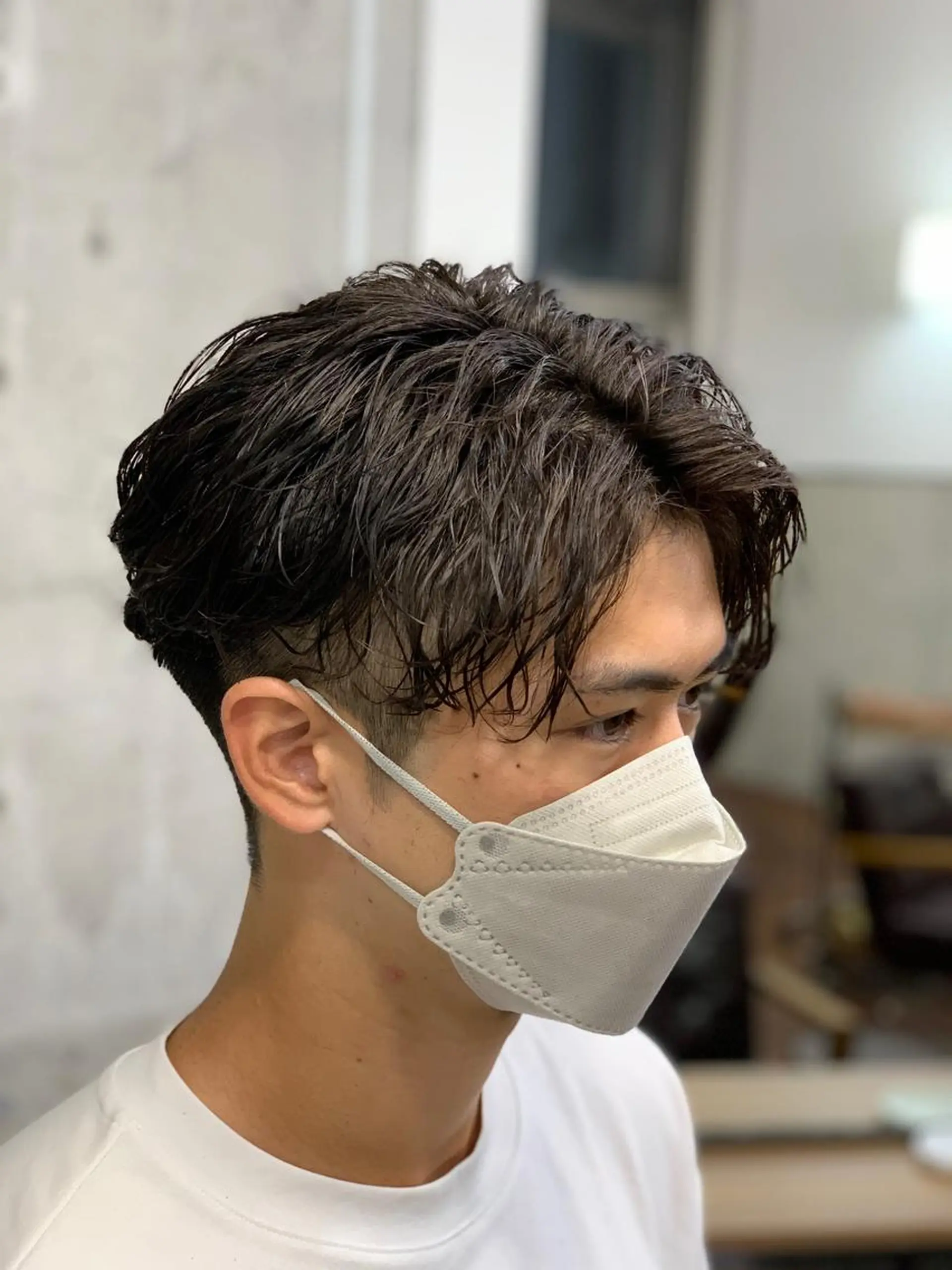 ショート パーマ メンズ クセを最大限に活かす メンズパーマ奈良大祐のヘアスタイル