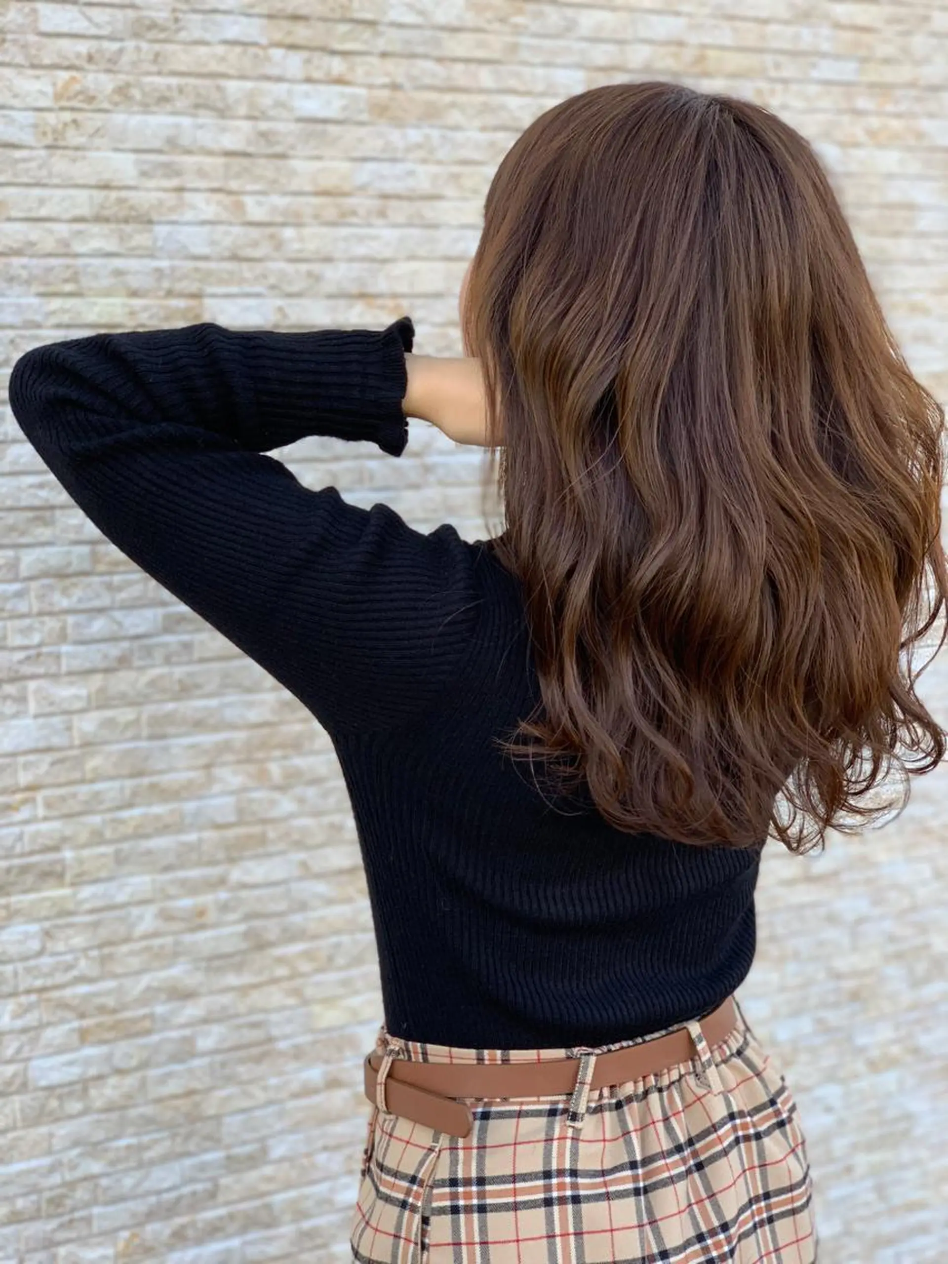 ロング カラー カット ヘアカラー Queen's  gate昭和所属・藤原 亮太のヘアスタイル