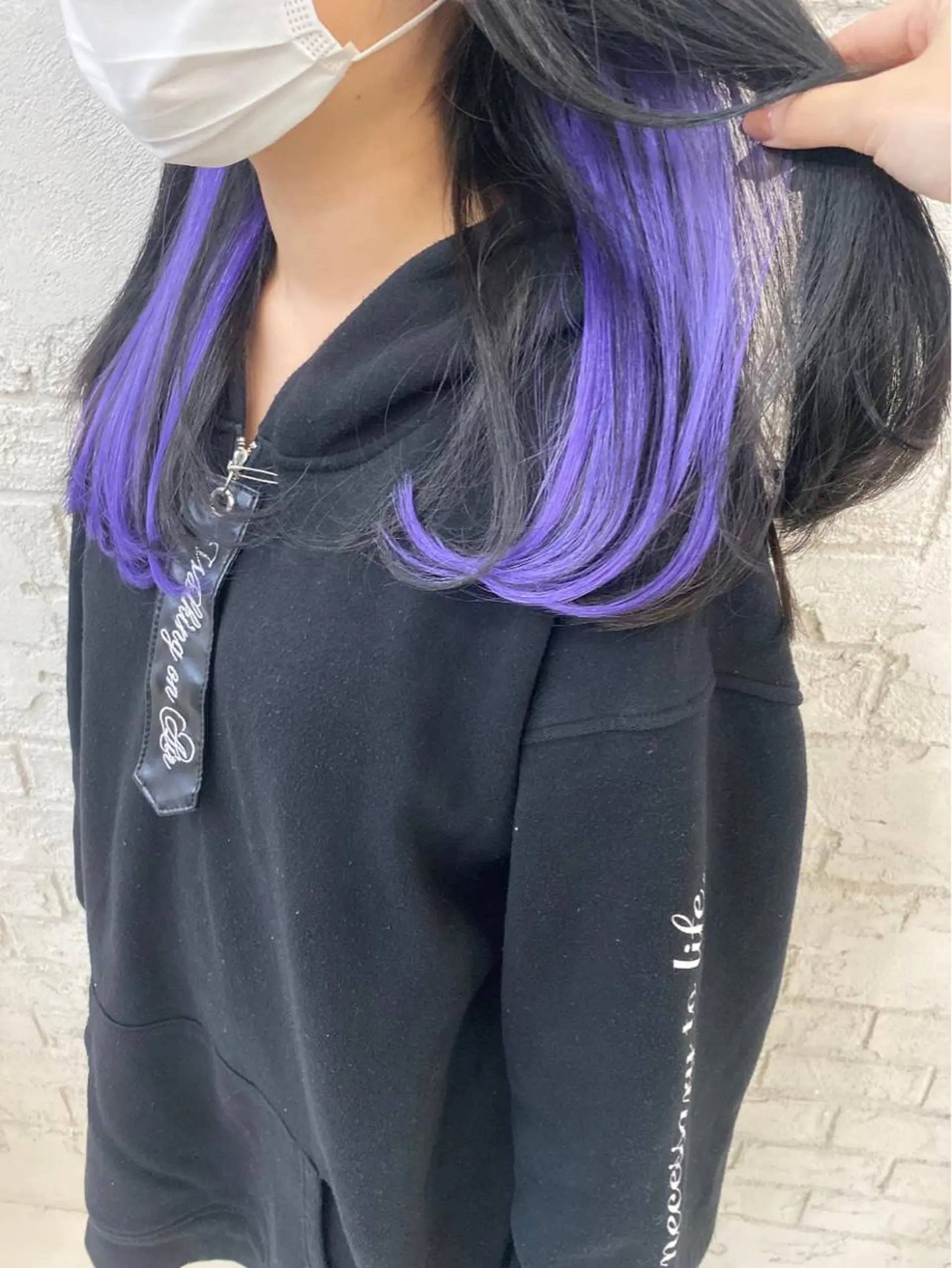 セミロング ブリーチ特化 ハイトーンRYOYAのヘアスタイル