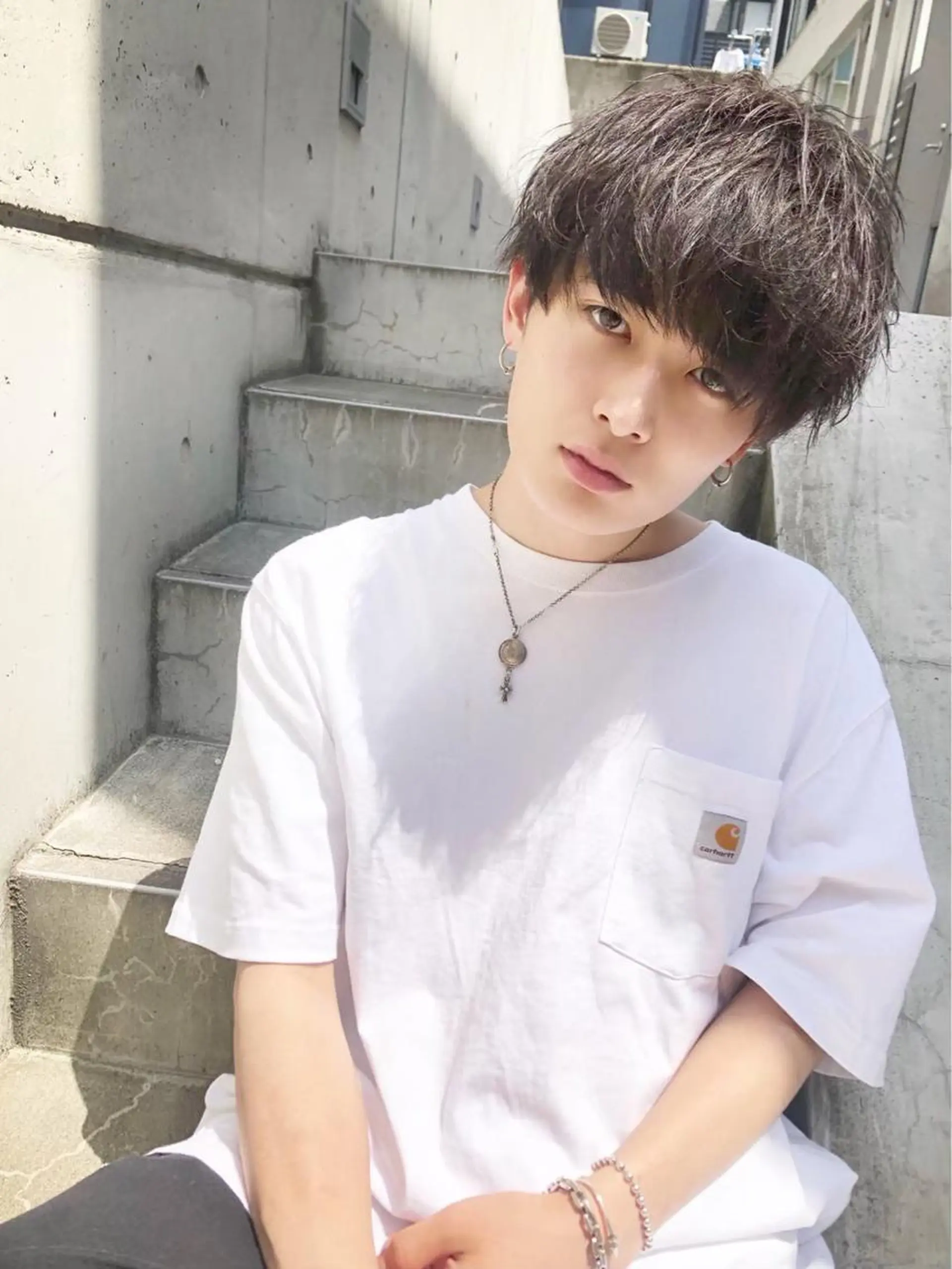 メンズ カット トリートメント ヘアセット Loy所属・メンズヘアの達人 パーマ 縮毛矯正🔷のヘアスタイル