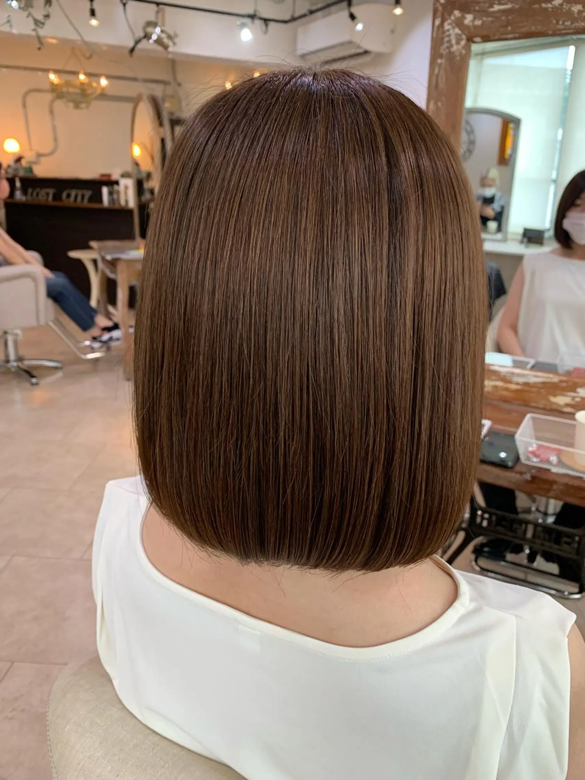 ミディアム カラー 💛ハイトーン💛 りむのヘアスタイル