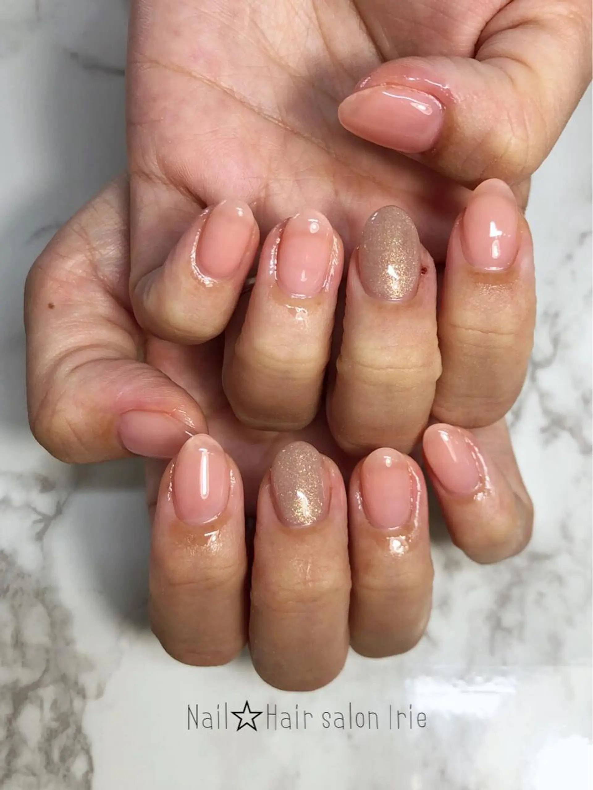 ネイル ハンドネイル ハンドケア Hair salon Irie所属・與儀 知佳のネイルデザイン