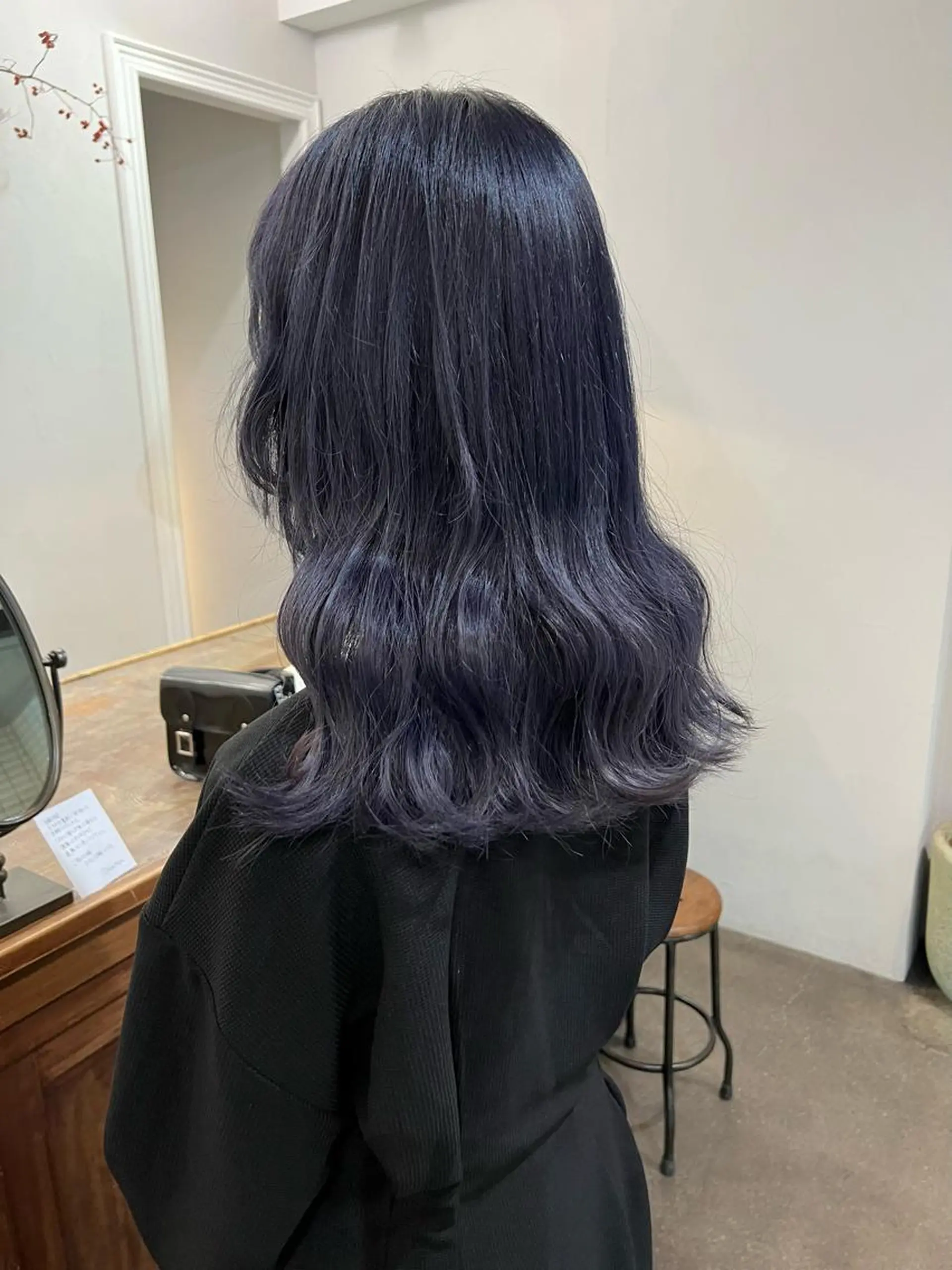 セミロング カット ヘアカラー 千葉 郁也のヘアスタイル