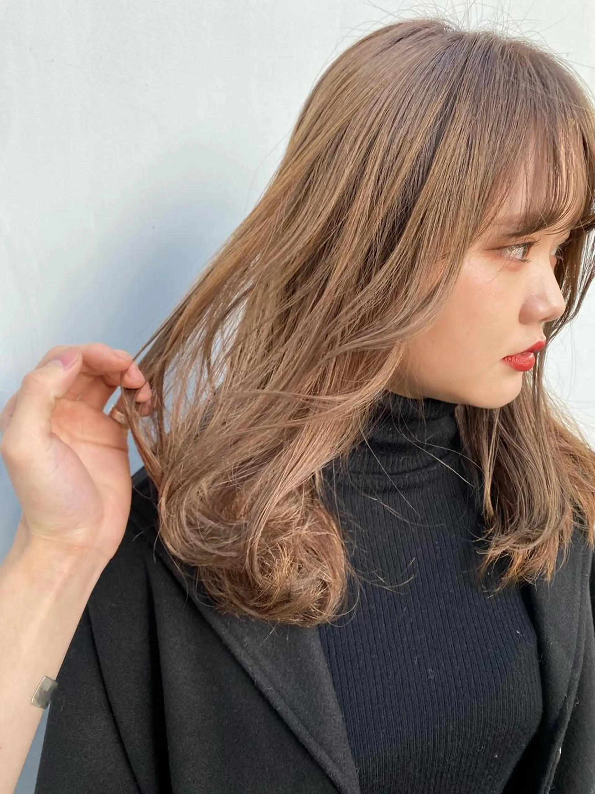 セミロング カラー ヘアアレンジ 【代表】 たき〜のヘアスタイル