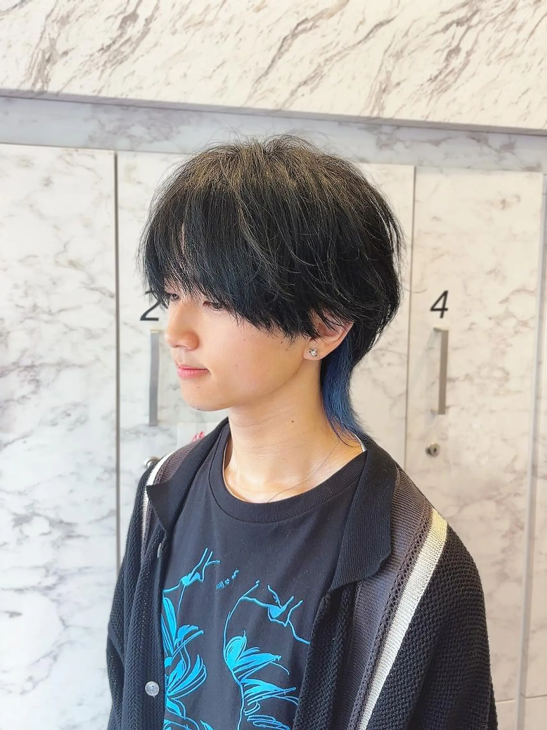 メンズ メンズウルフカット ウルフカット カット 菅原流星🌟カット/ メンズ/メンズパーマのヘアスタイル