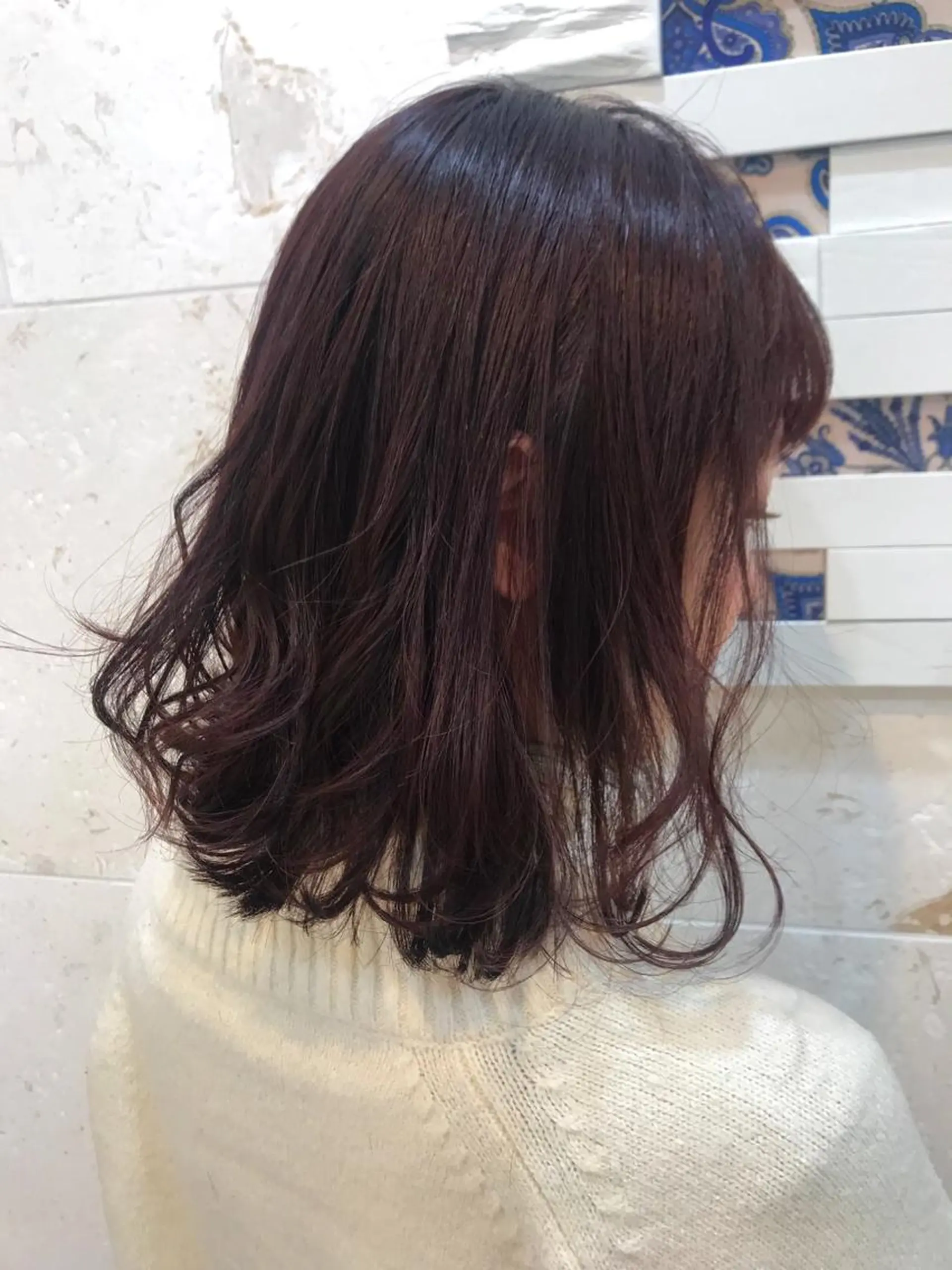 ミディアム カラー カット ヘアカラー トリートメント 💘カラー人気Ｎｏ. １💘SAYAのヘアスタイル