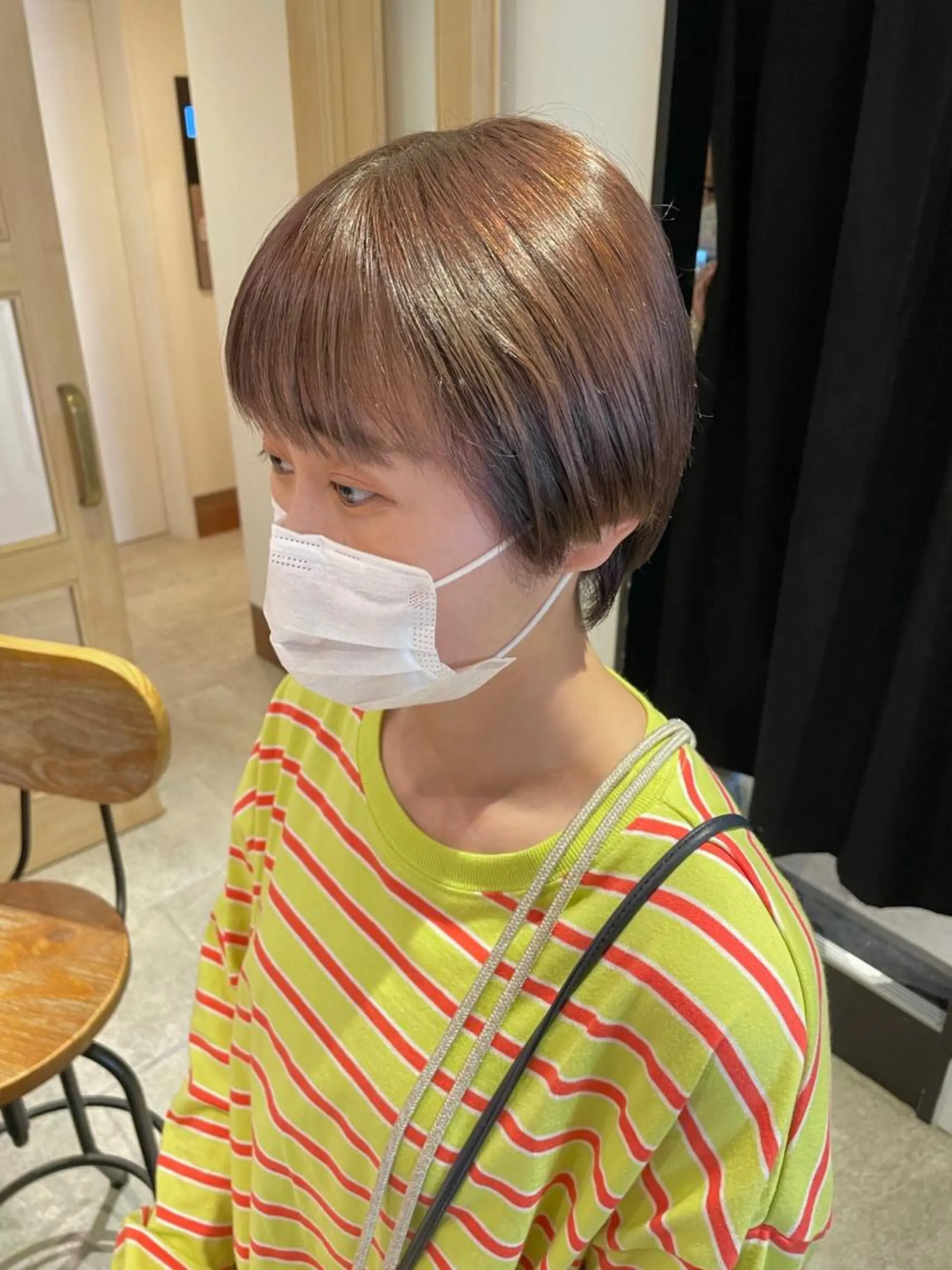 ショート カラー newi梅田🫧韓国 ヘア🫧sakiのヘアスタイル