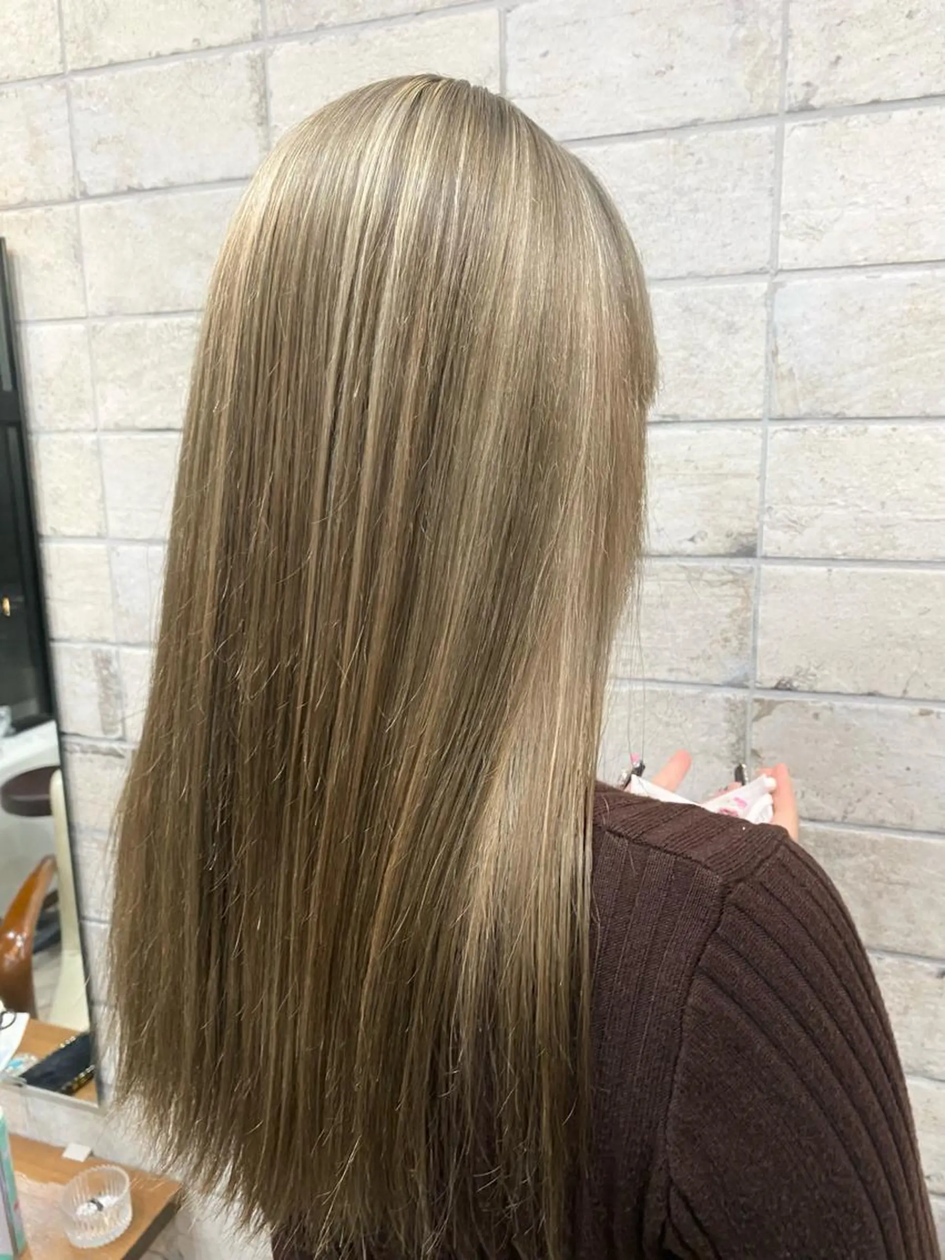 ロング カラー カット ヘアカラー 店長 奈須 雄紀のヘアスタイル