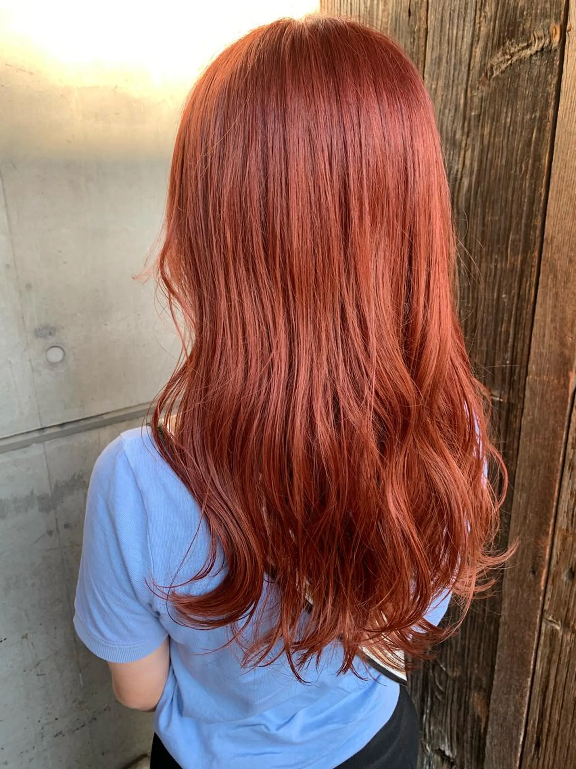 セミロング カラー 平野 優奈のヘアスタイル