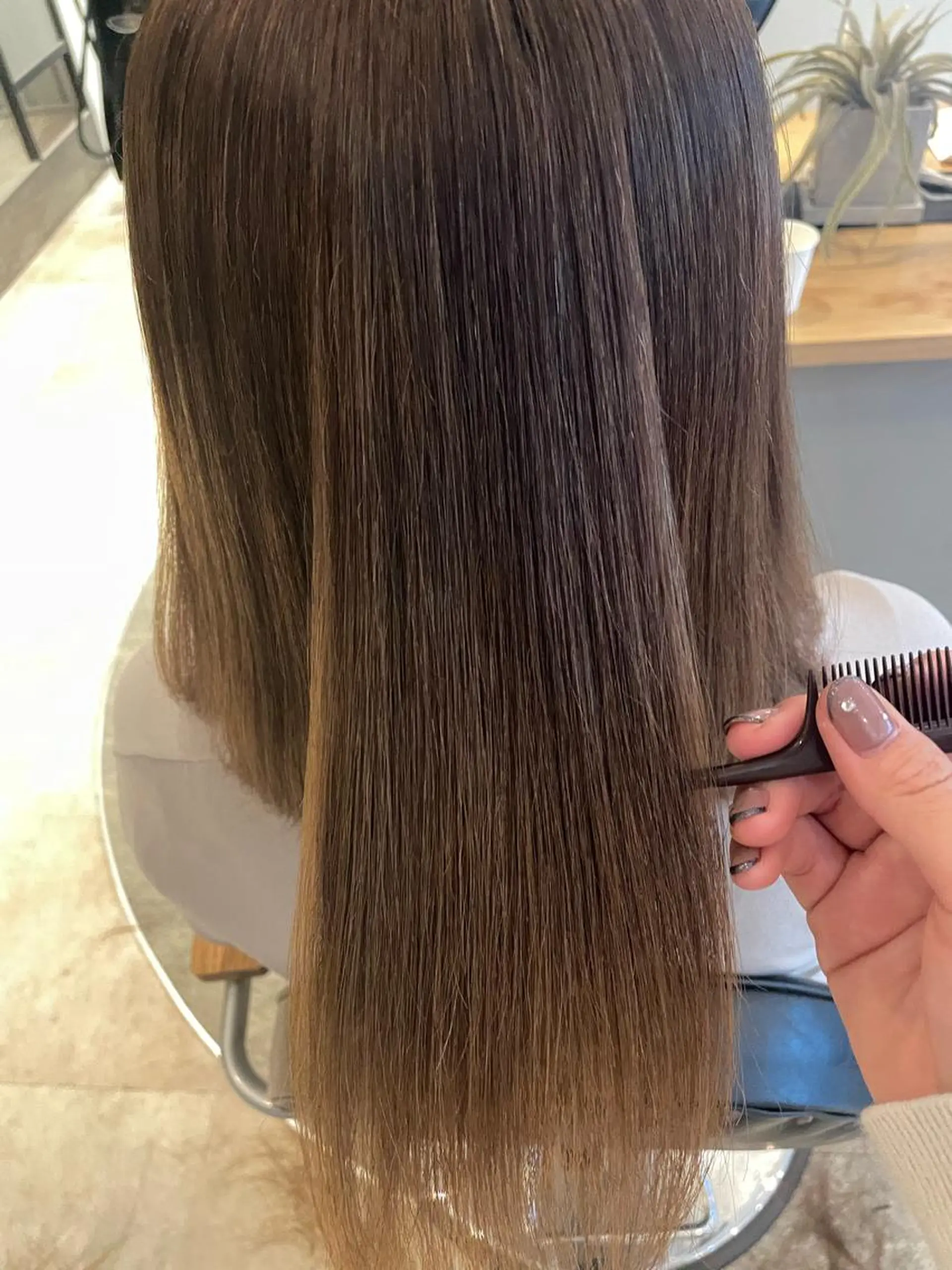 セミロング 縮毛矯正 La fith hair fun 池袋店【ラフィスヘアーファン】所属・🦋透明感カラー/レ イヤー/ruru🦋のヘアスタイル