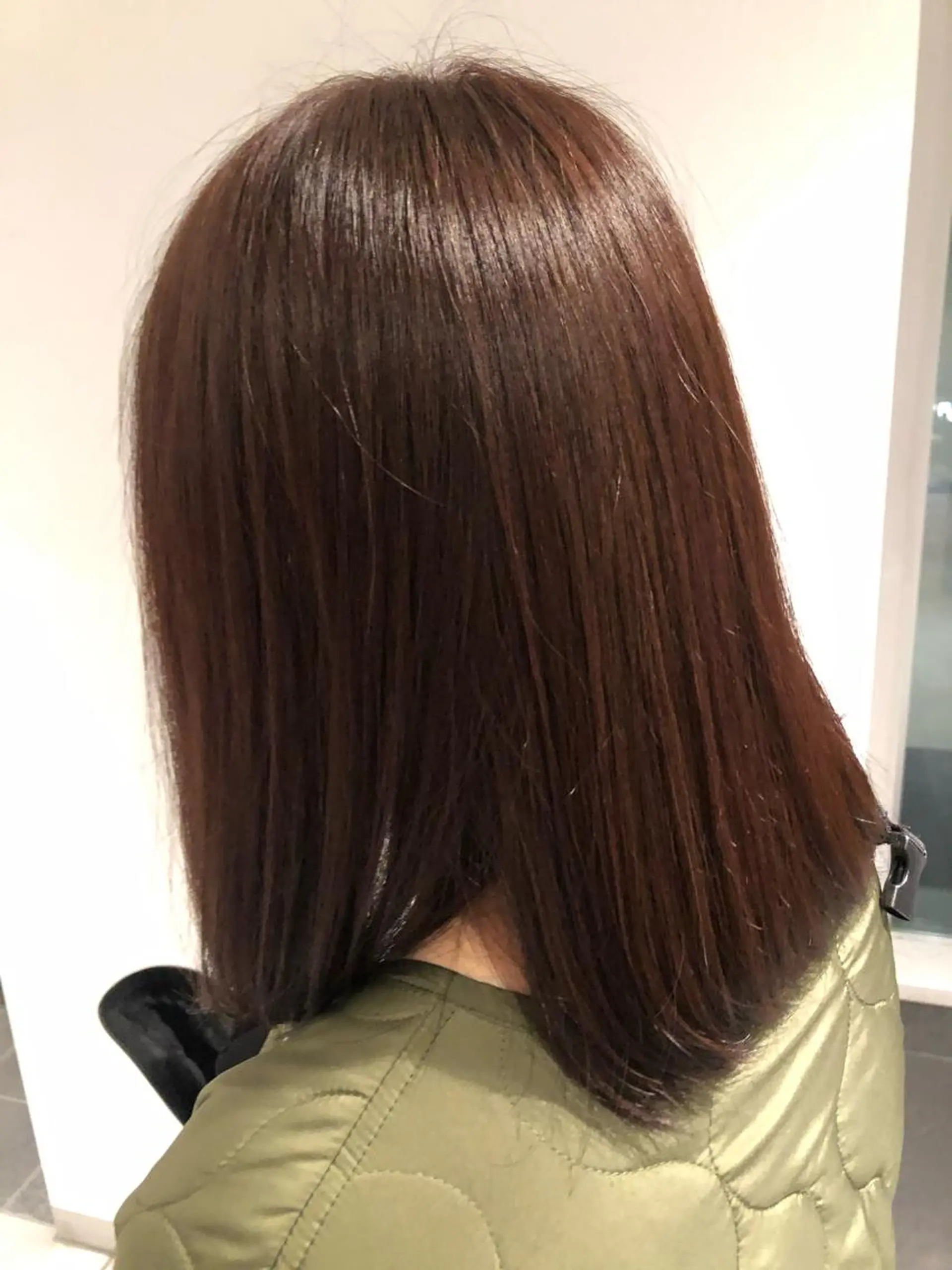 ミディアム カラー パーマモデル募集中 瀬在紗也香のヘアスタイル