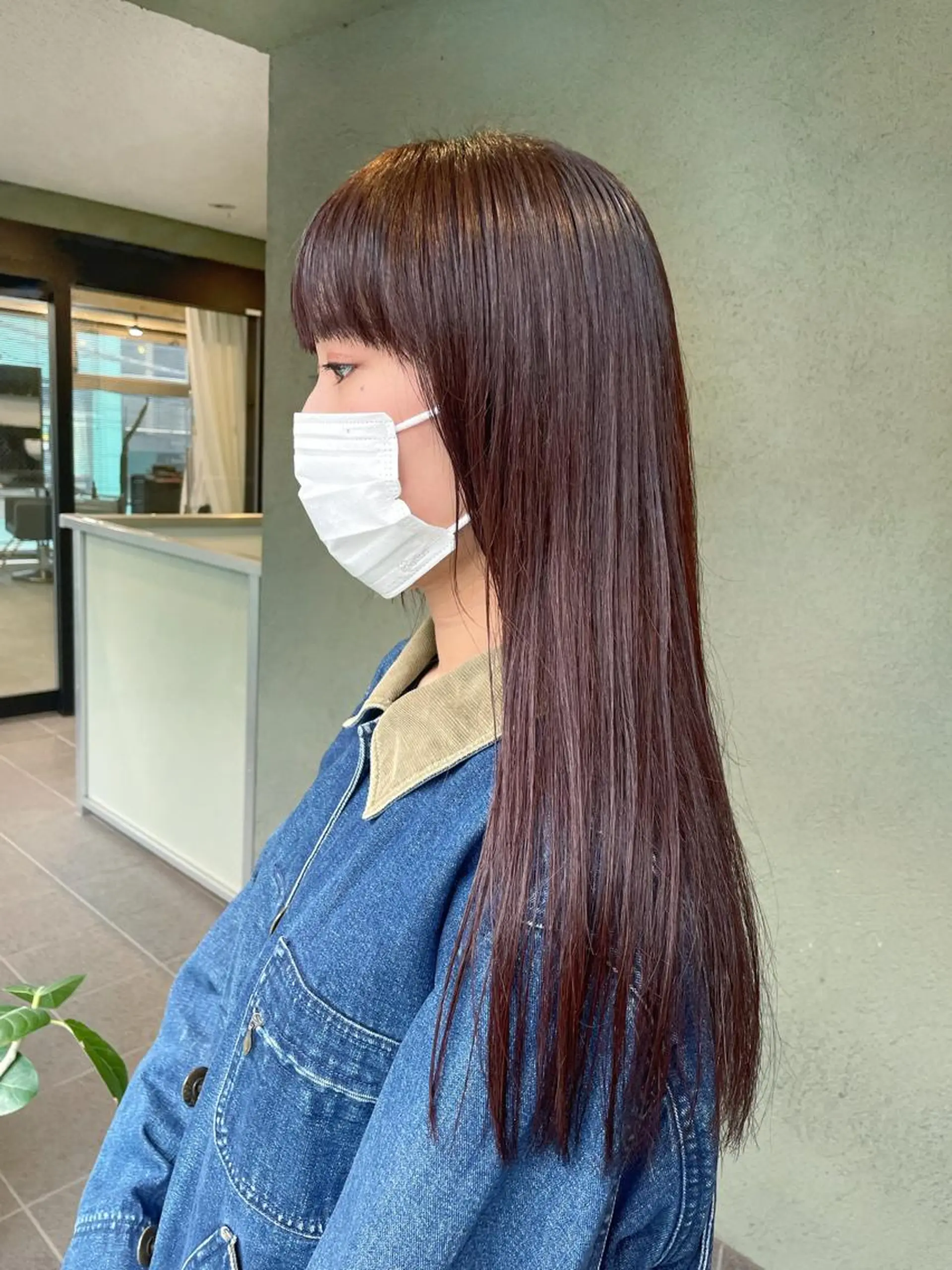 ロング カラー ブラウンカラー レッドカラー レッドブラウン カット ヘアカラー トリートメント HIROKI ” stylistのヘアスタイル