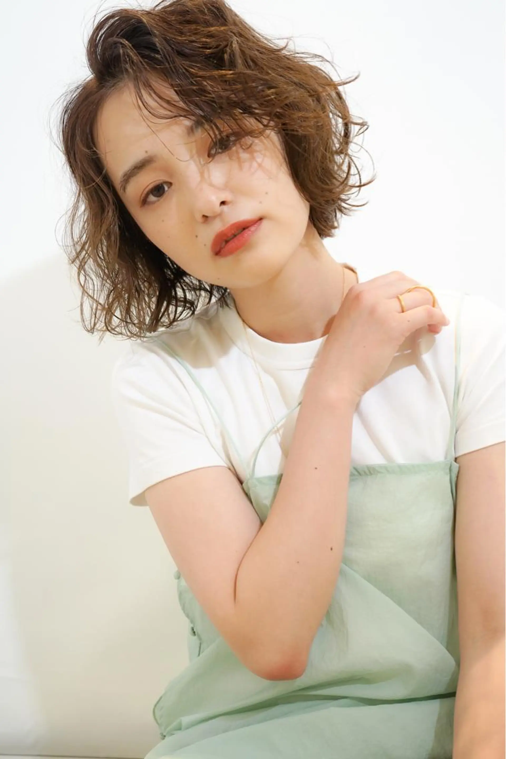 ミディアム Neolive caffのヘアスタイル