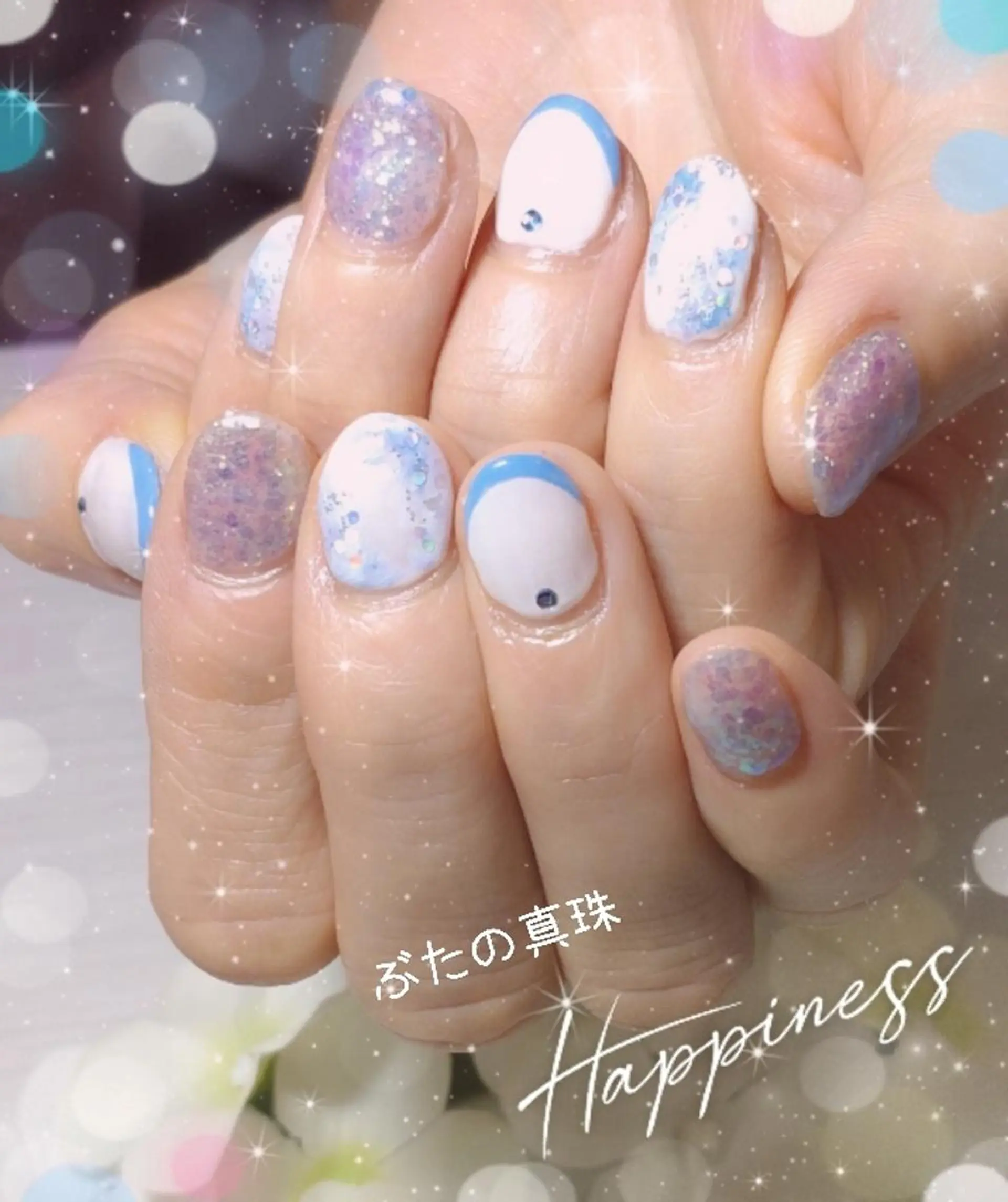 ネイル ハンドネイル 林 珠里のネイルデザイン