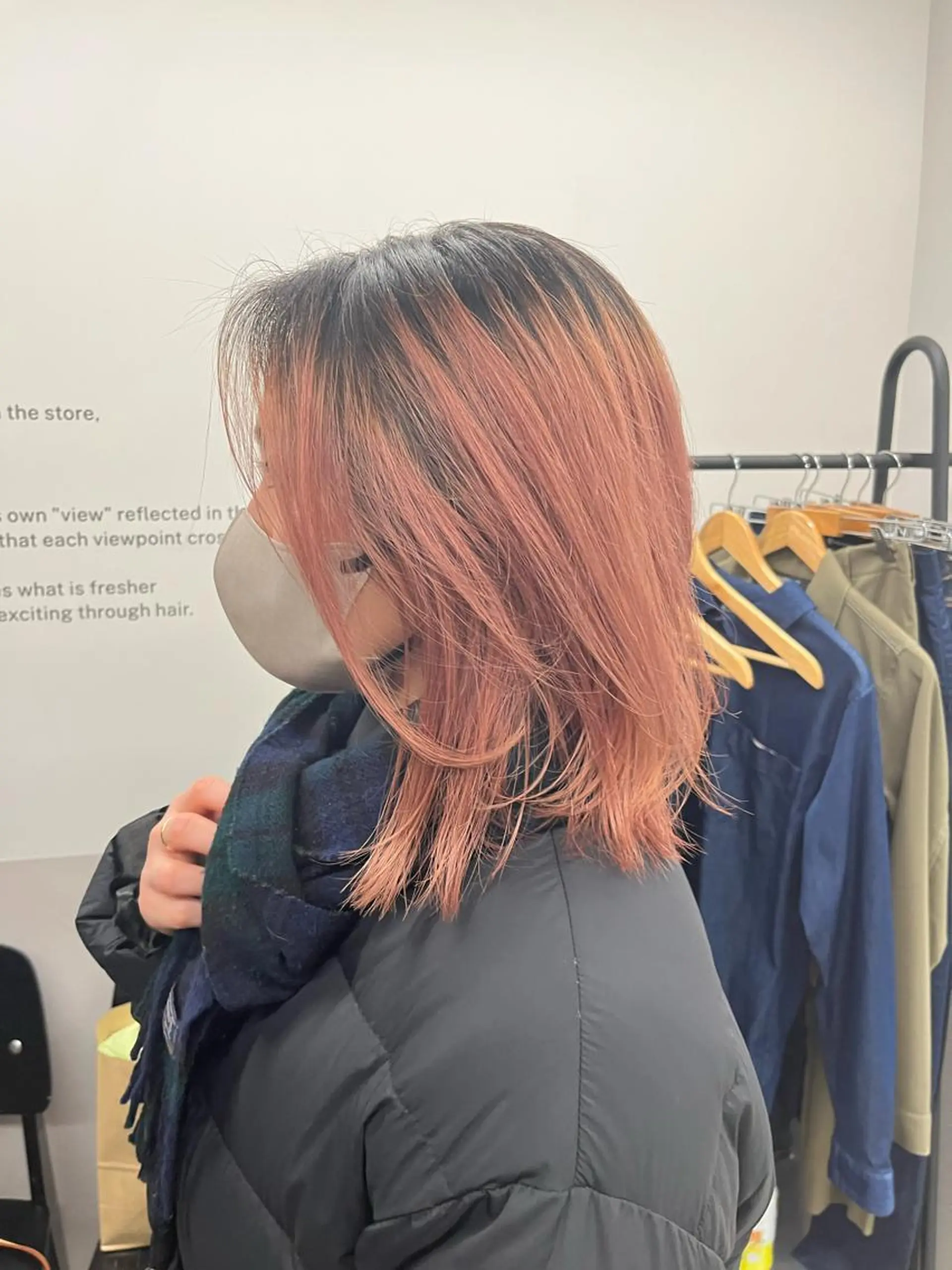 ミディアム カラー カット ヘアカラー ダブルカラー/ ケアブリーチ/クニトのヘアスタイル