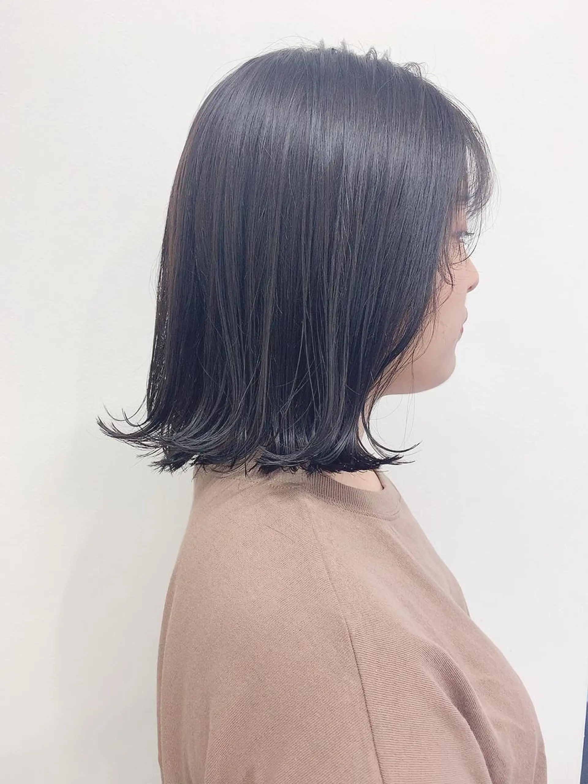 ミディアム カラー 🔵暗髪　特化🔵 梅田・増田のヘアスタイル