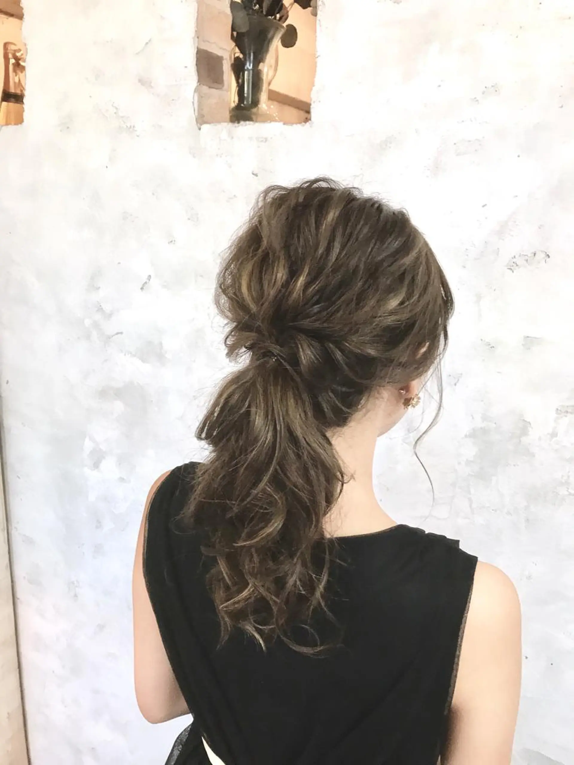 セミロング ヘアセット 新井 広樹のヘアスタイル