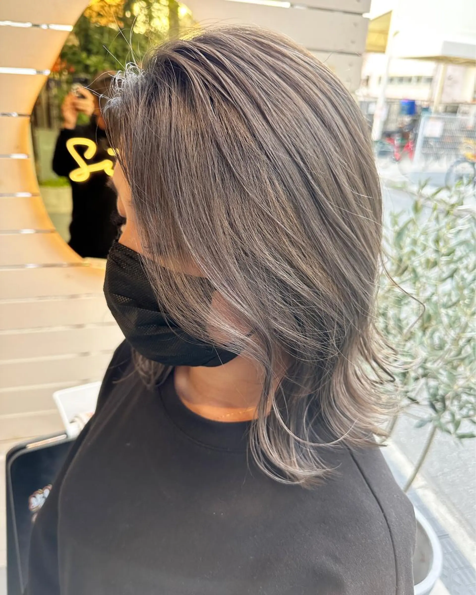 ミディアム カット ヘアカラー トリートメント 小島 健太郎のヘアスタイル