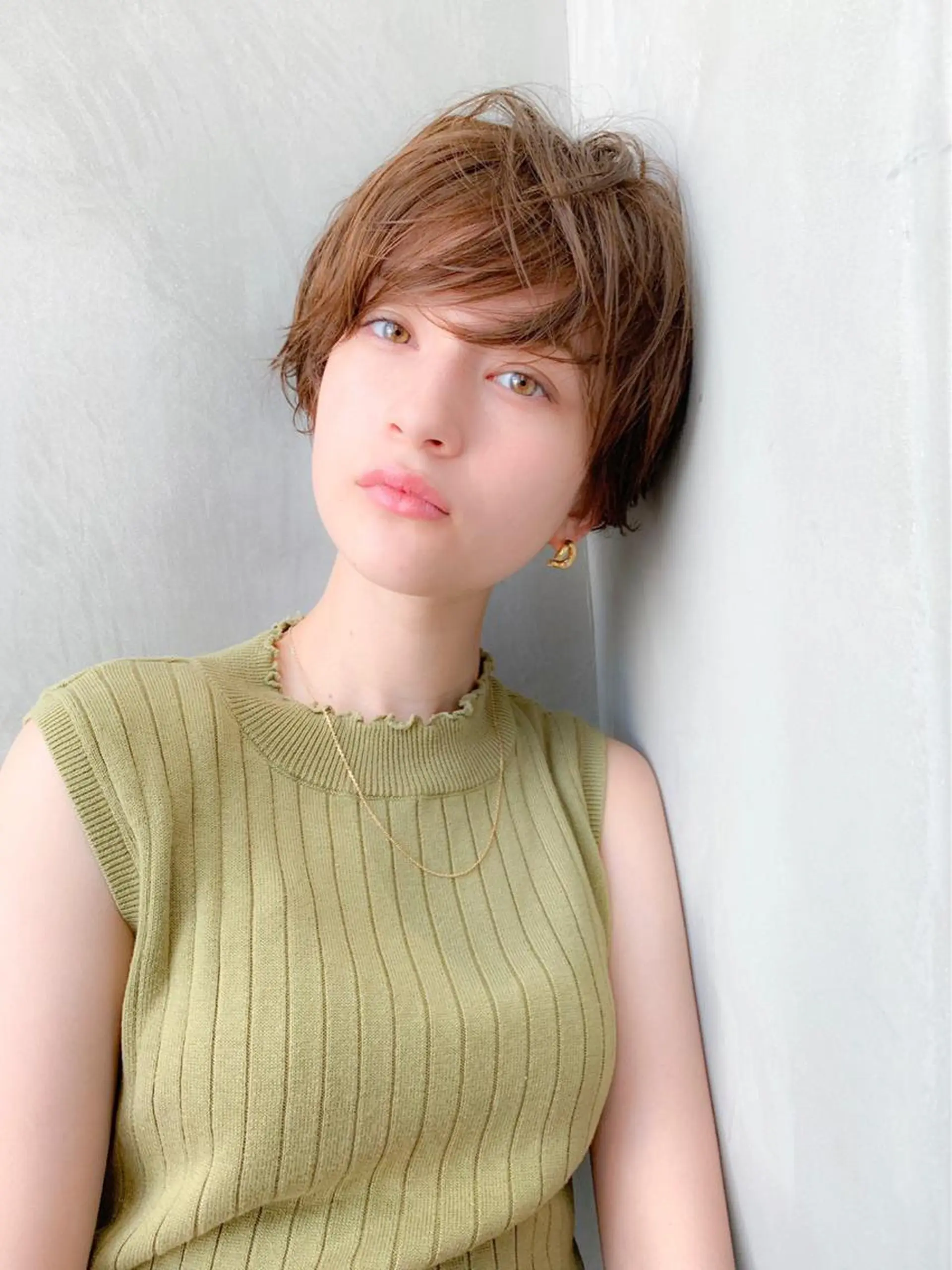 ショート カラー カット ヘアカラー トリートメント 🉐レイヤー/塩見 弘樹🉐渋谷のヘアスタイル