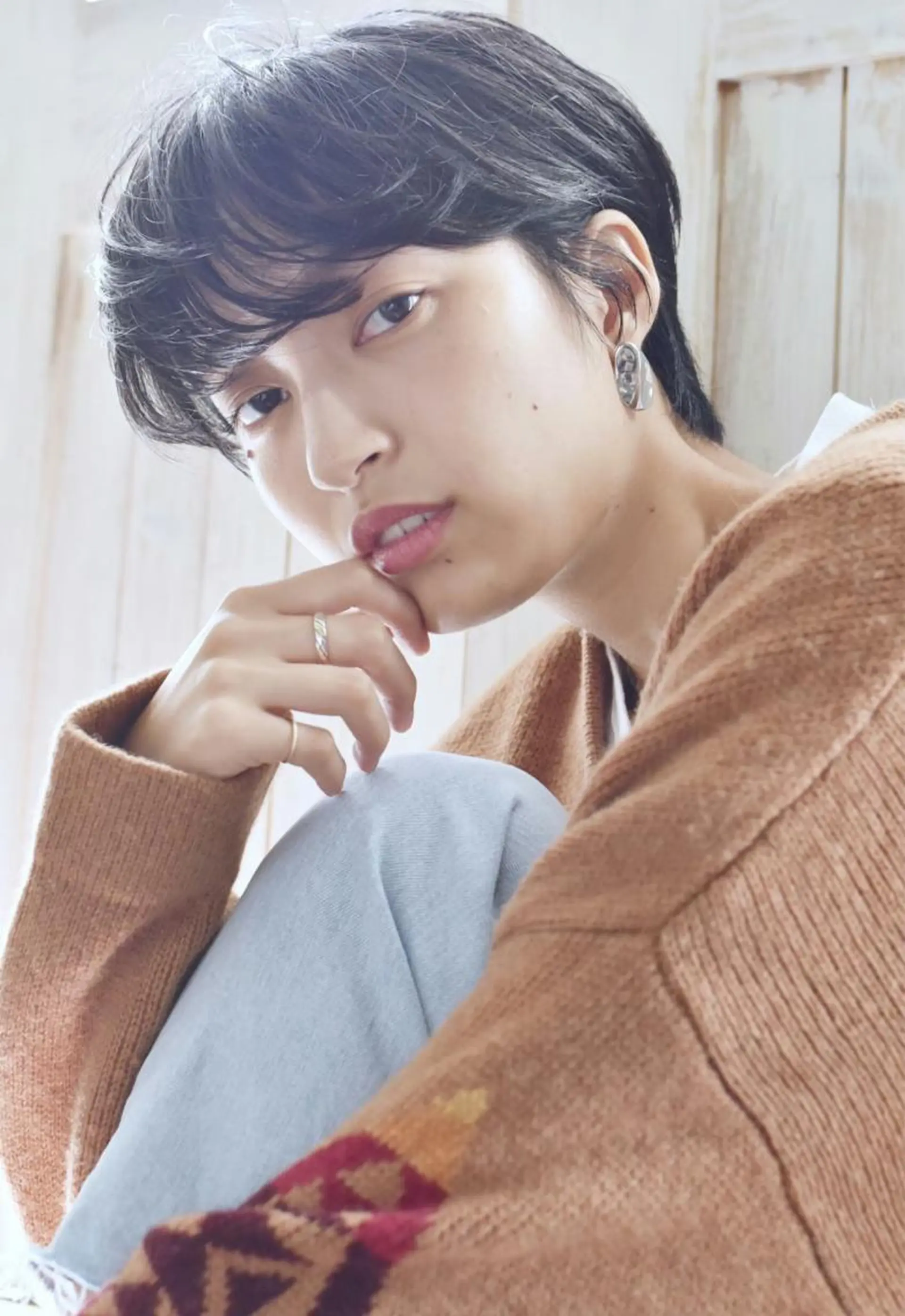 ショート IVE所属・ブリーチなし🤍 渋谷／原島杏奈のヘアスタイル