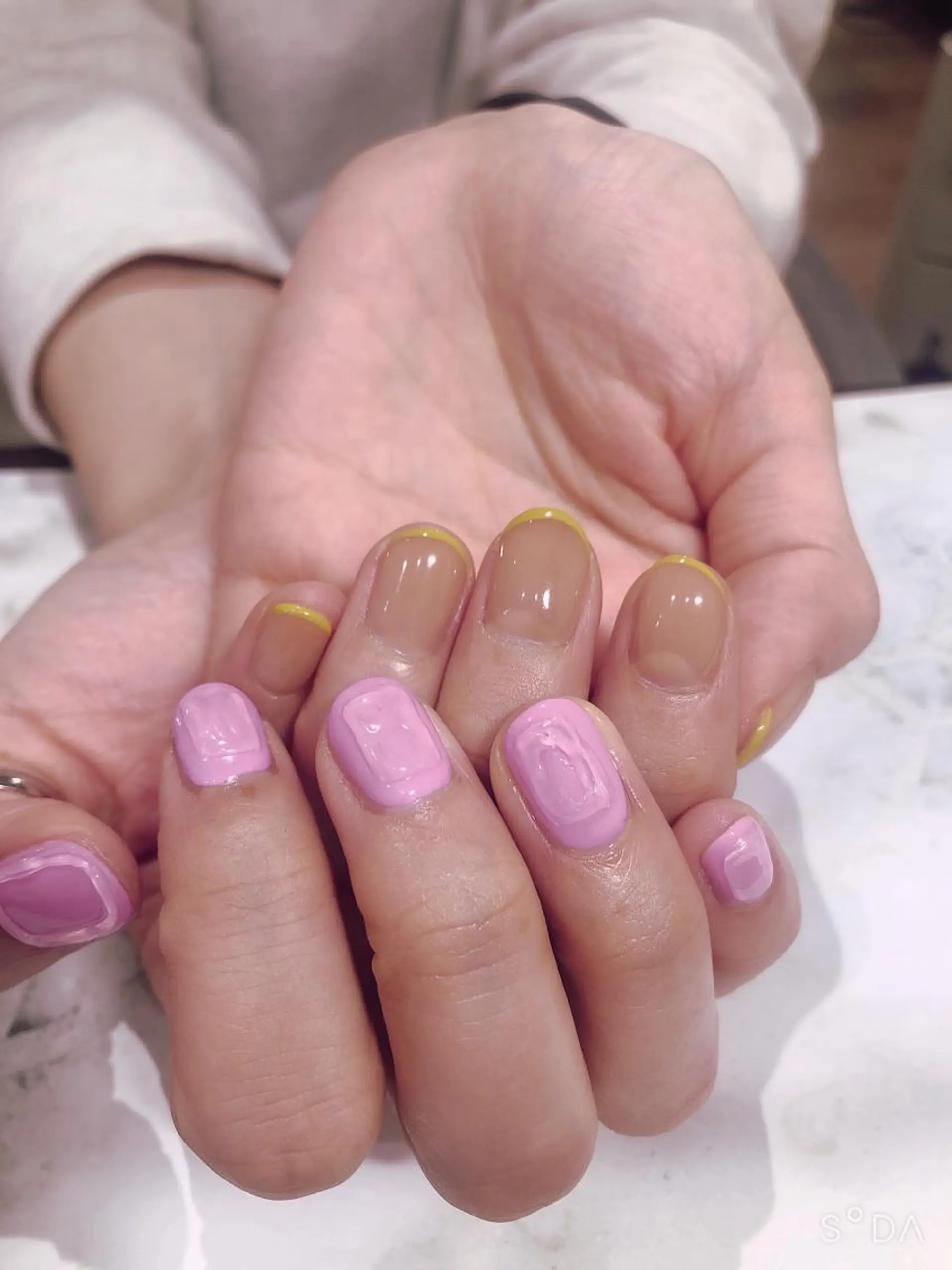 ネイル フレンチネイル ワンカラーネイル ハンドネイル 吉野✨ ネイルデザイナー✨のネイルデザイン