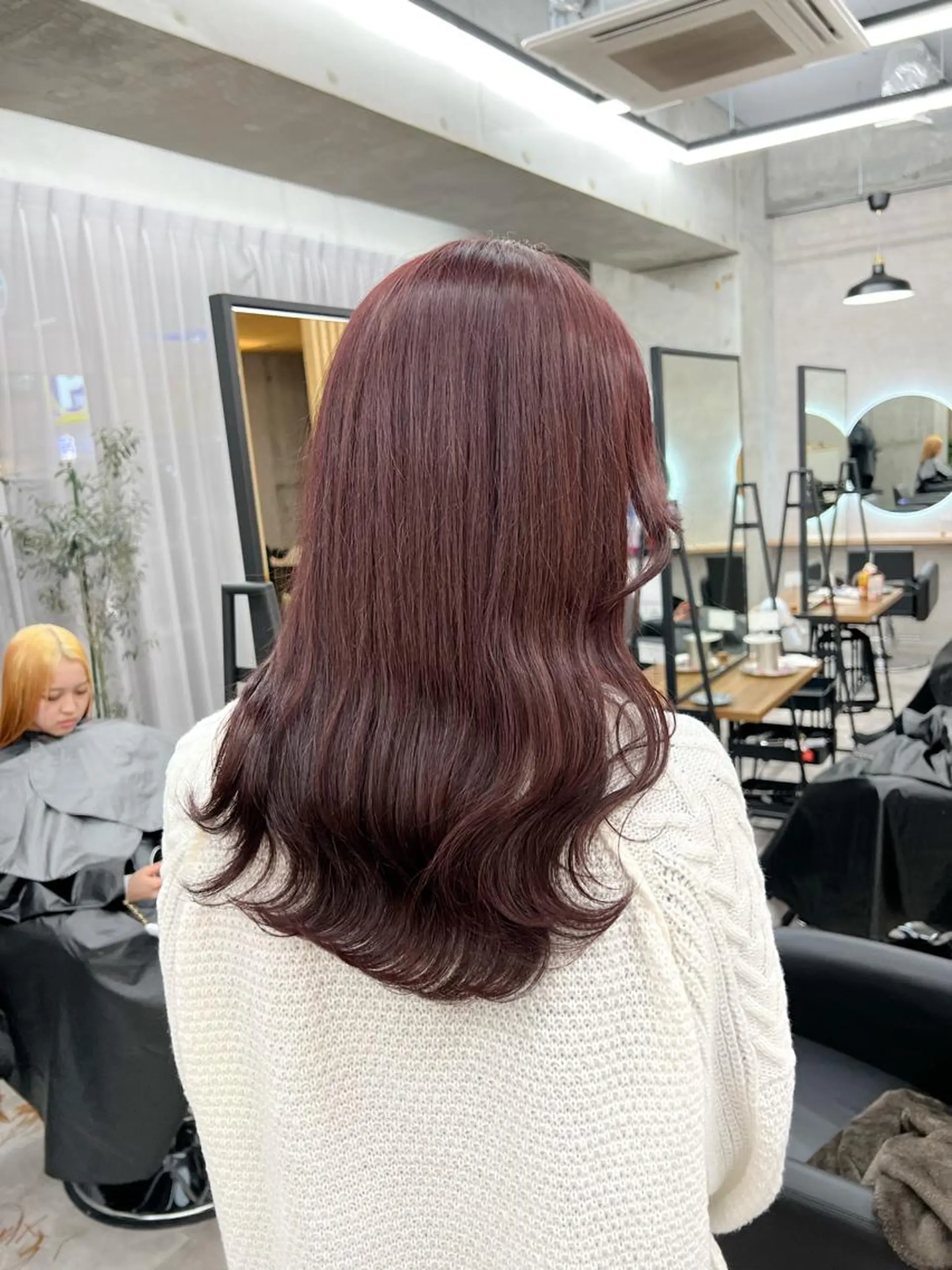 セミロング カラー ブリーチ 透明感カラー ブリーチ/ベージュ 💕/momoaのヘアスタイル