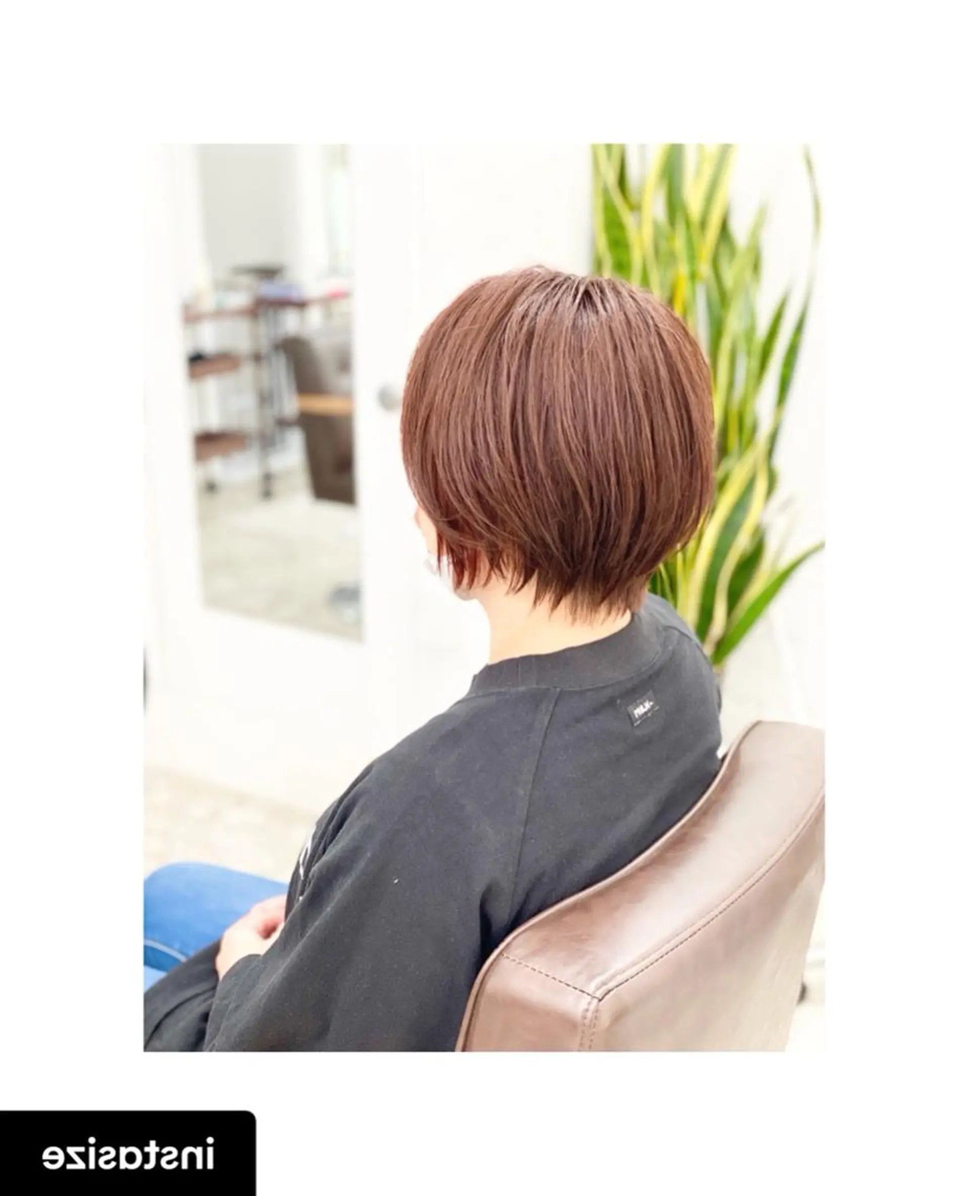 ショート カラー ヘアアレンジ メンズパーマ 特化中澤のヘアスタイル