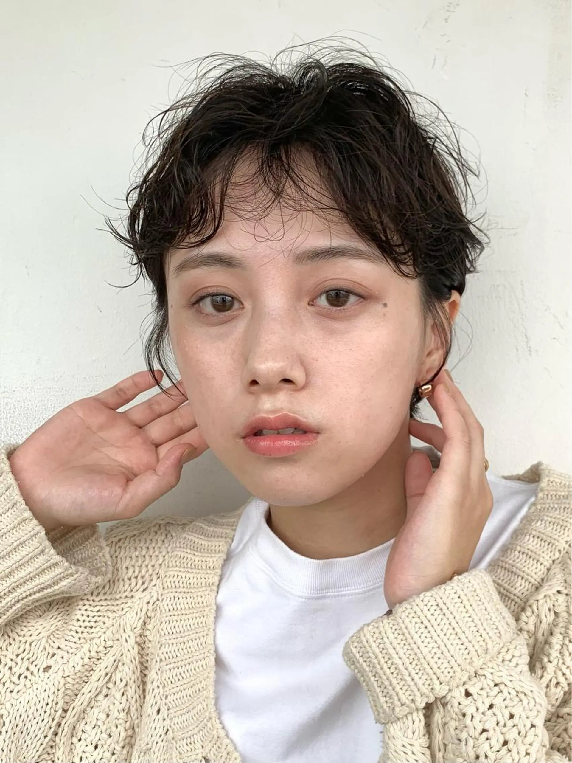 ショート カット パーマ トリートメント ヘアセット 🌿似合わせブリーチ 松本朋幸🌿のヘアスタイル