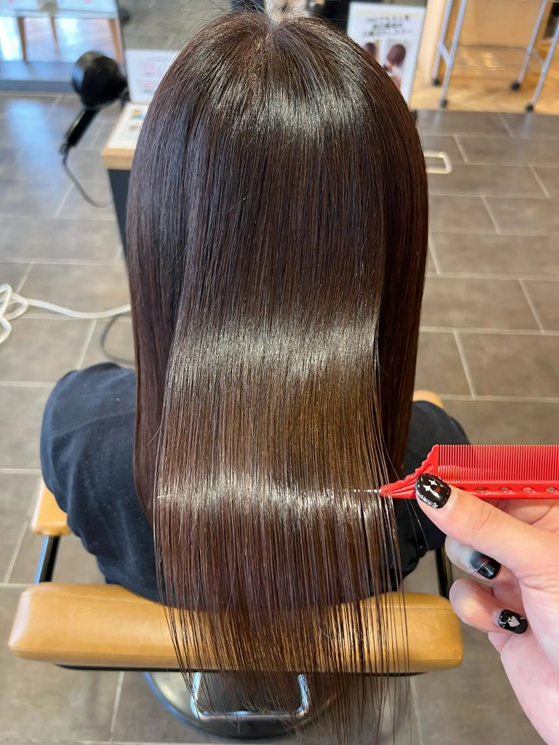 ロング カラー 髪質改善 ツヤ髪の匠/髪質改善 山本晃太のヘアスタイル