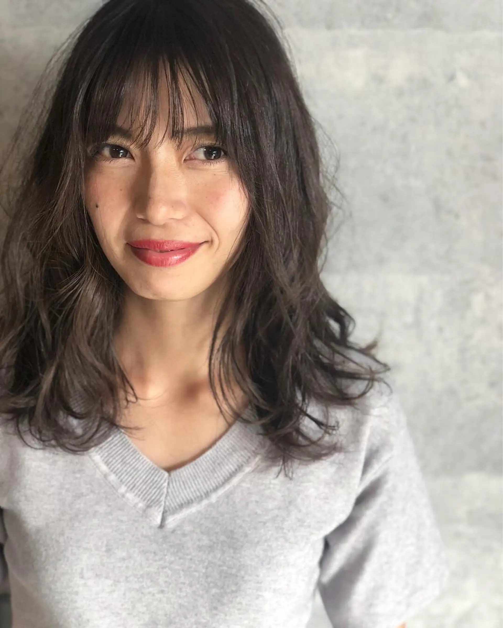 ロング カラー ブラウンカラー ロング カット ヘアカラー hair salon Glanzのヘアスタイル