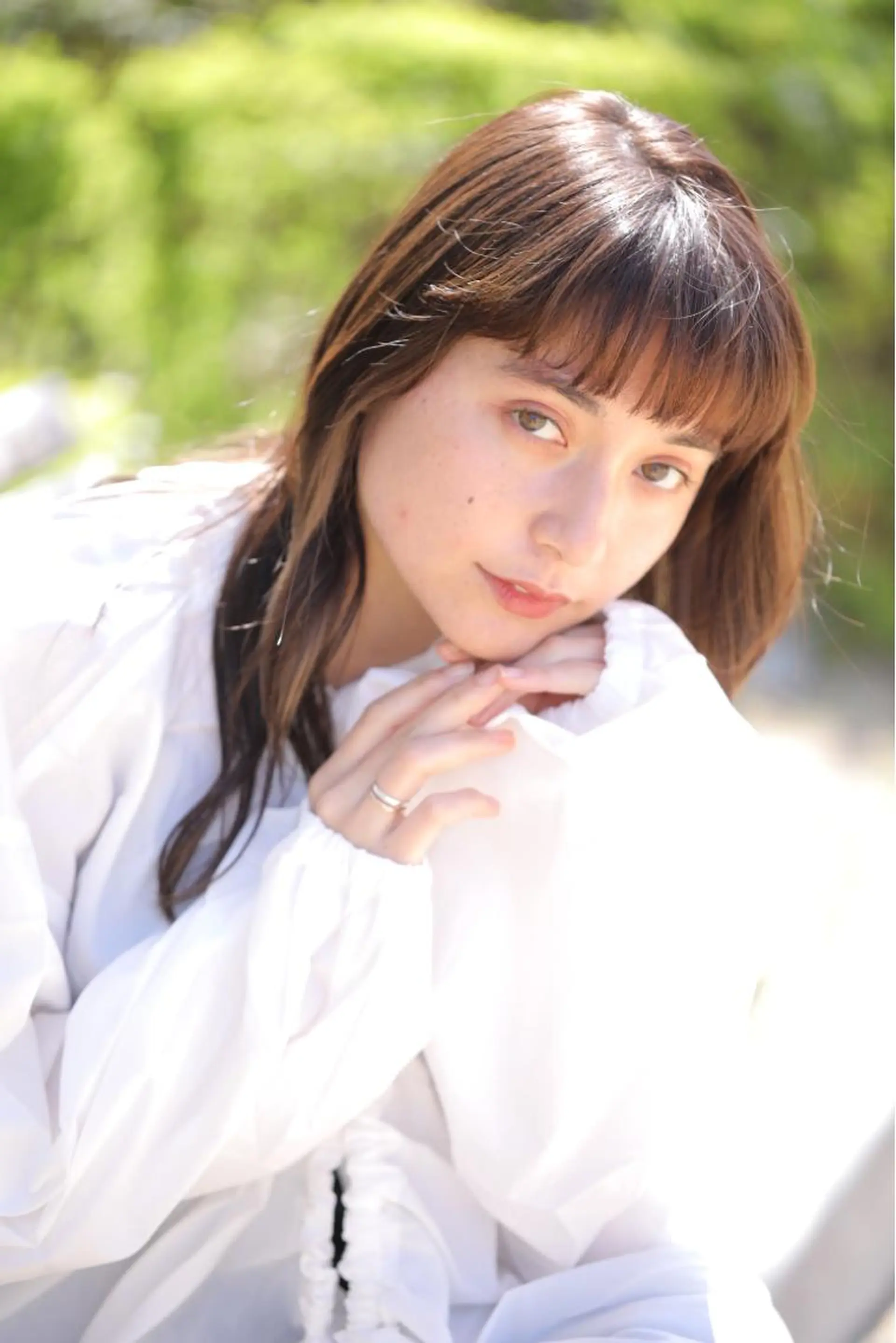 ロング be.Perch所属・シモウラ アオイのヘアスタイル