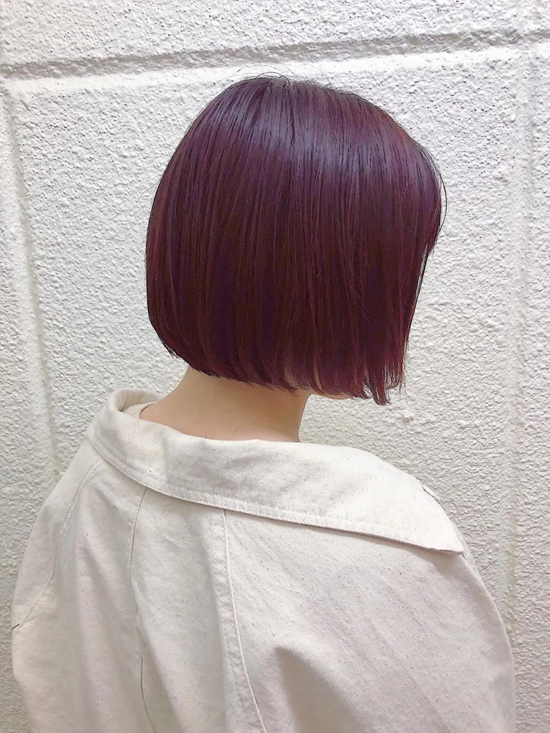 ショート カラー レッドカラー バイオレットカラー ccccccc b.所属・鈴木 孝治のヘアスタイル