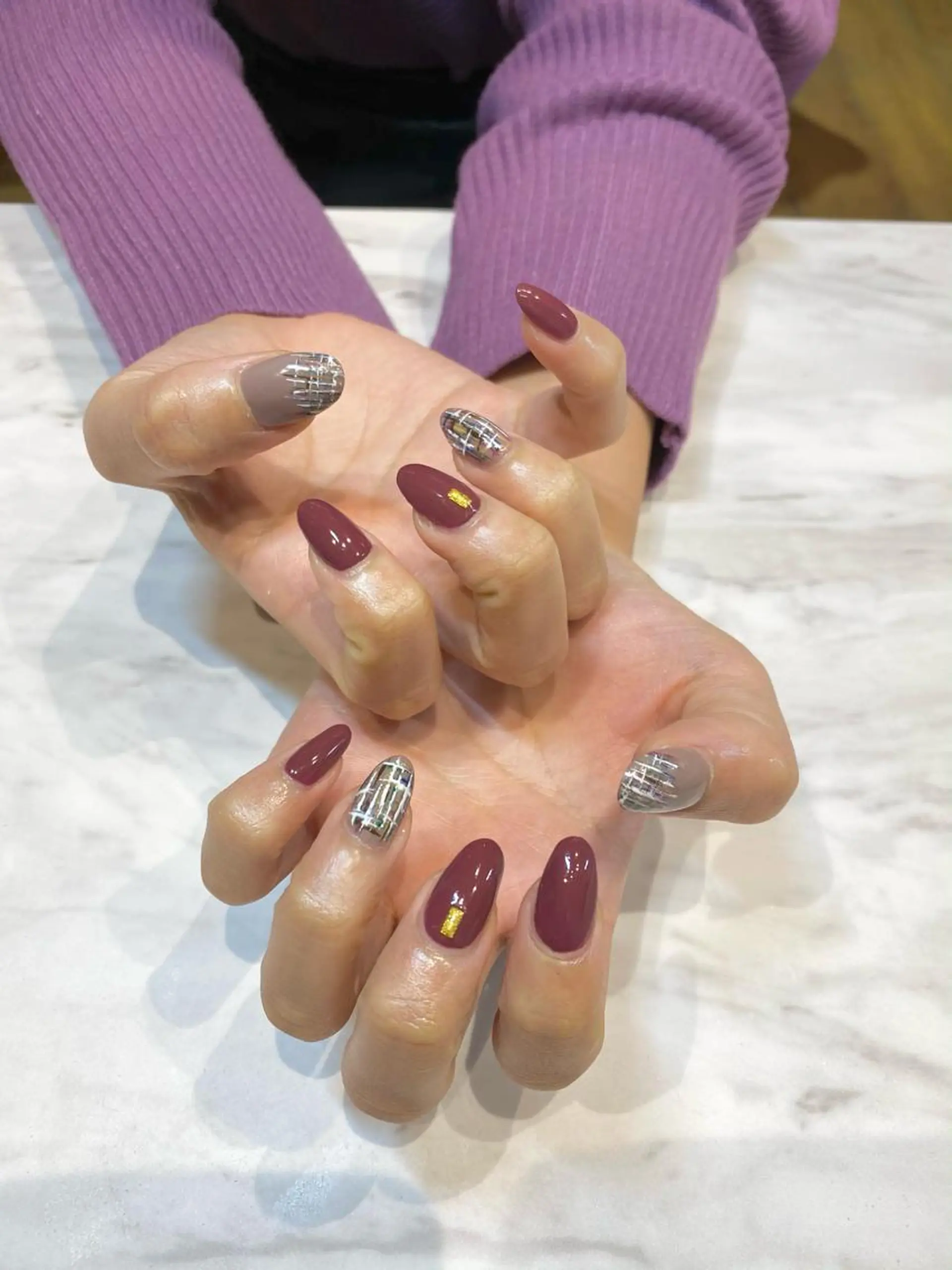 ネイル 京都レイヤーカット/ 縮毛矯正/羽柴りくのヘアスタイル