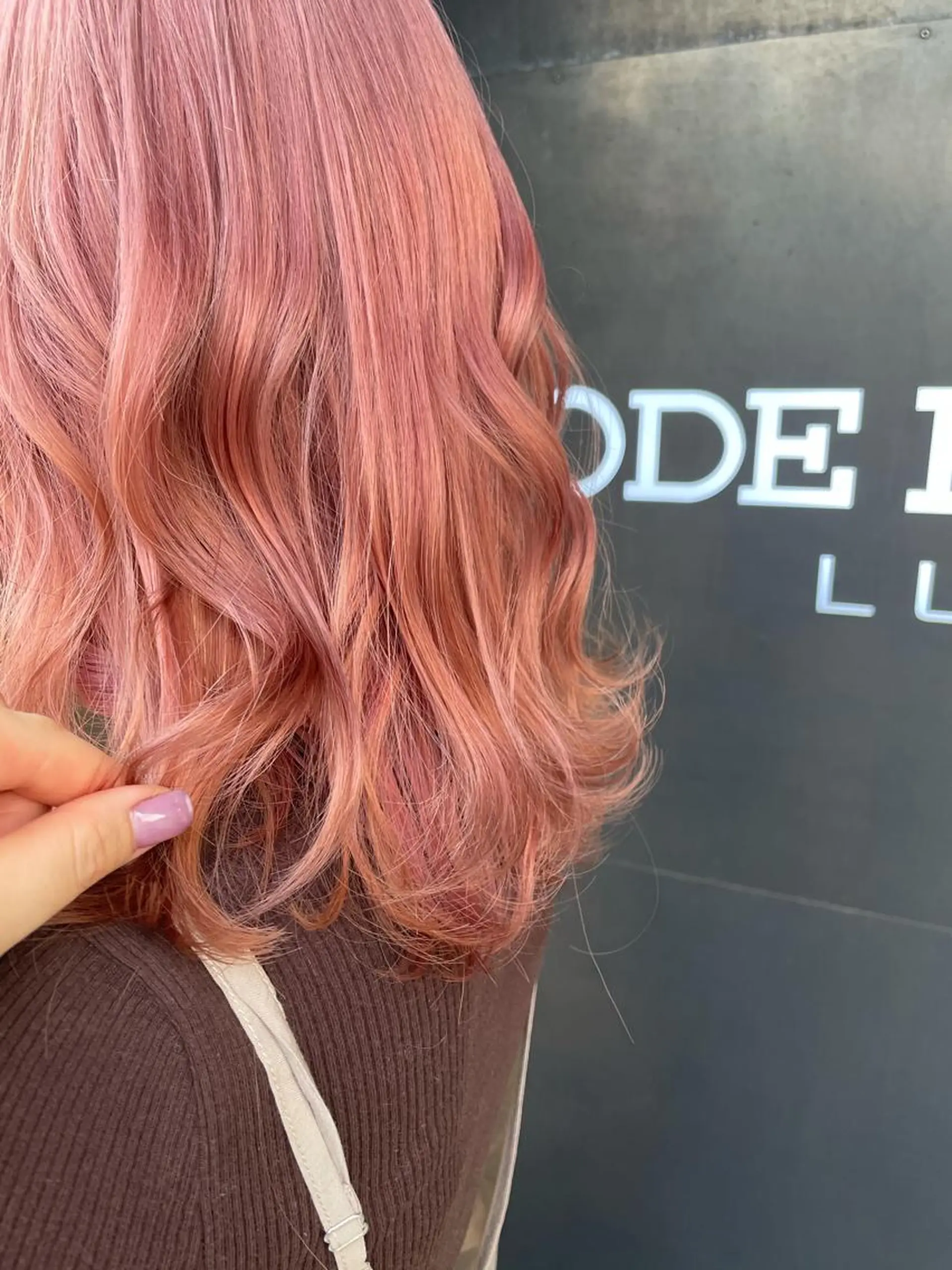 ミディアム 🍒serika 暖色カラー 🍒のヘアスタイル