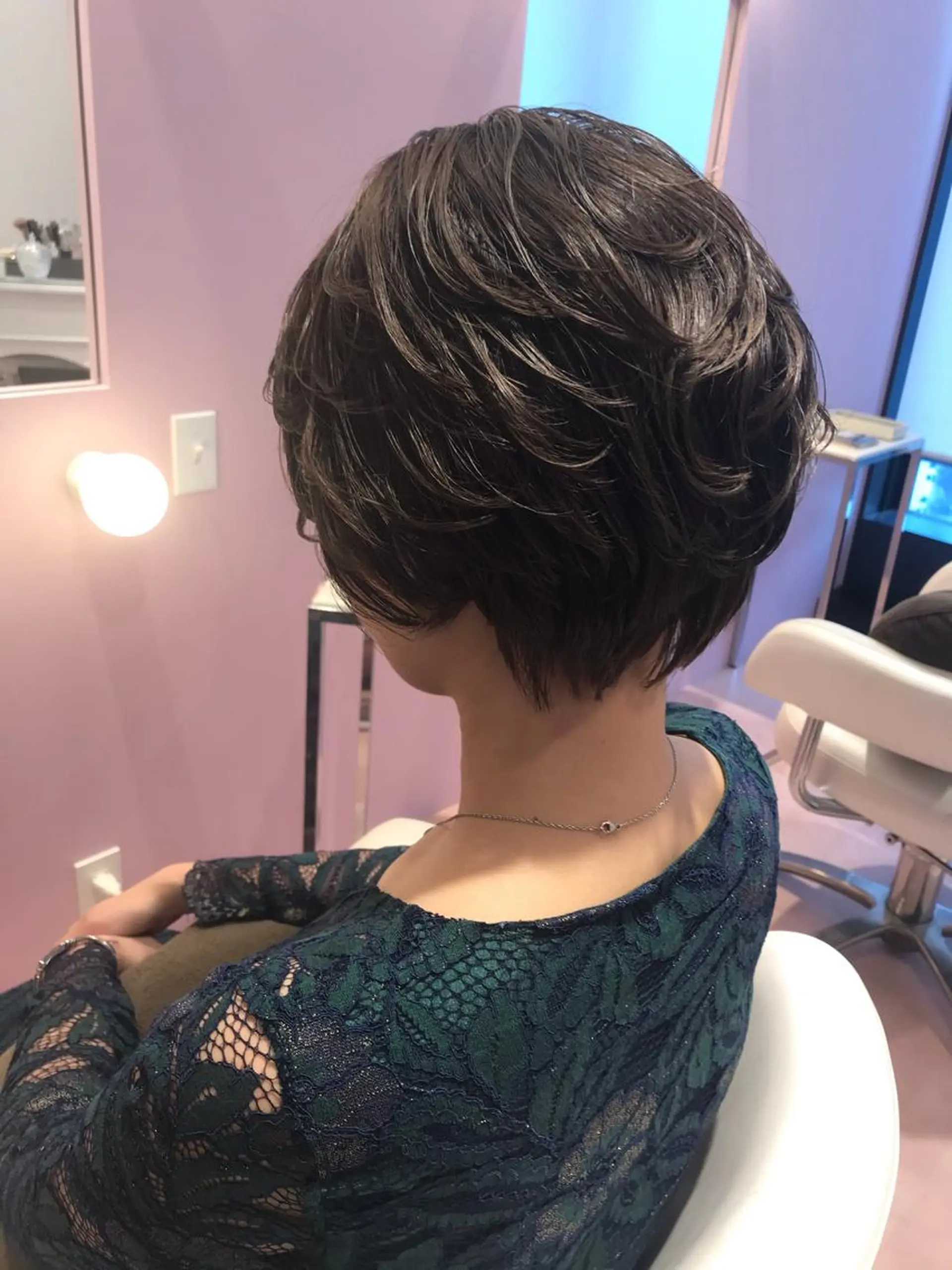 ショート 所渉/韓国レイヤー /ウルフカットのヘアスタイル