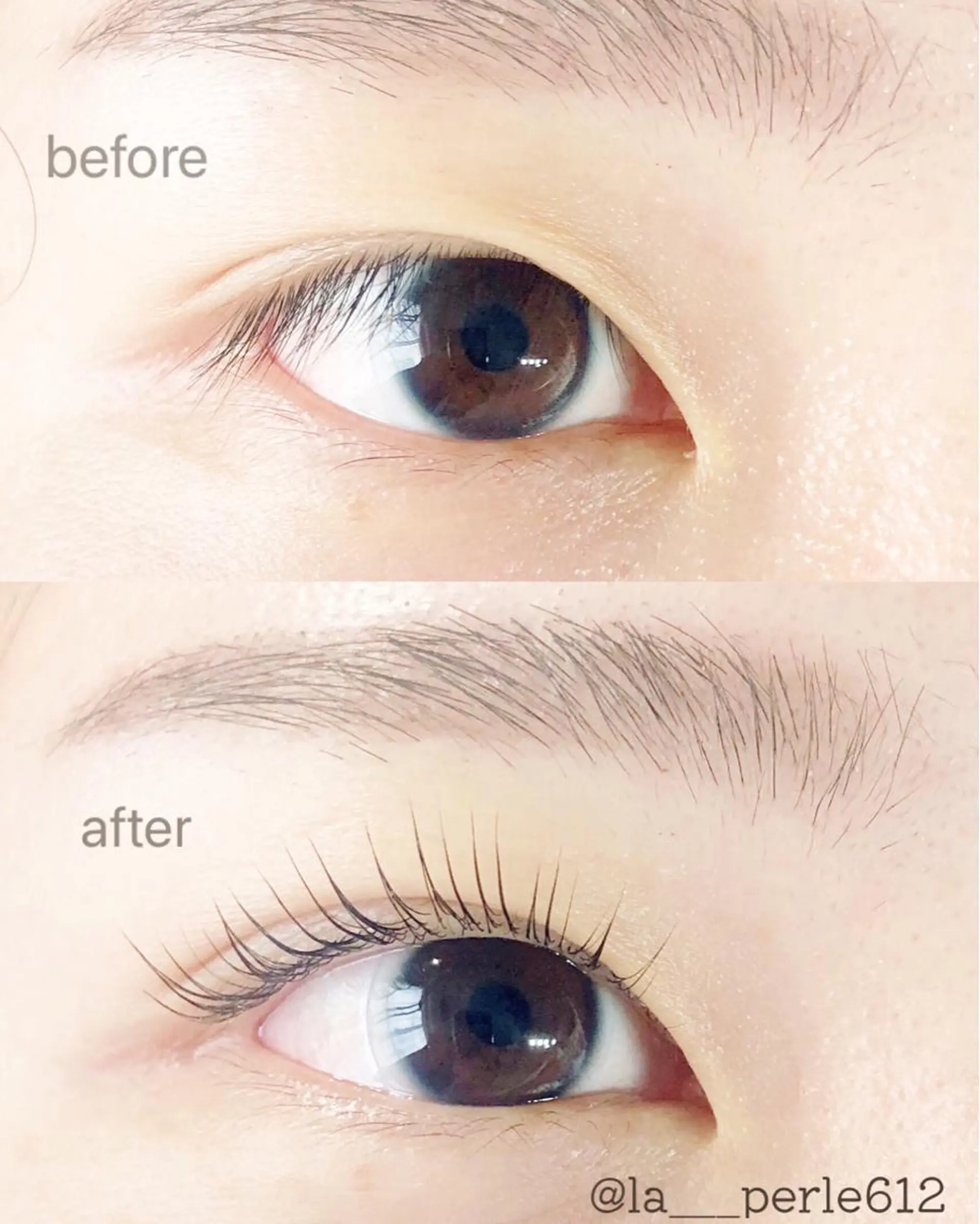マツエク・マツパ パリジェンヌラッシュリフト まつげパーマ 一重×まつ毛パーマ マツパ LA PERLE所属・LA PERLEのマツエク・マツパデザイン